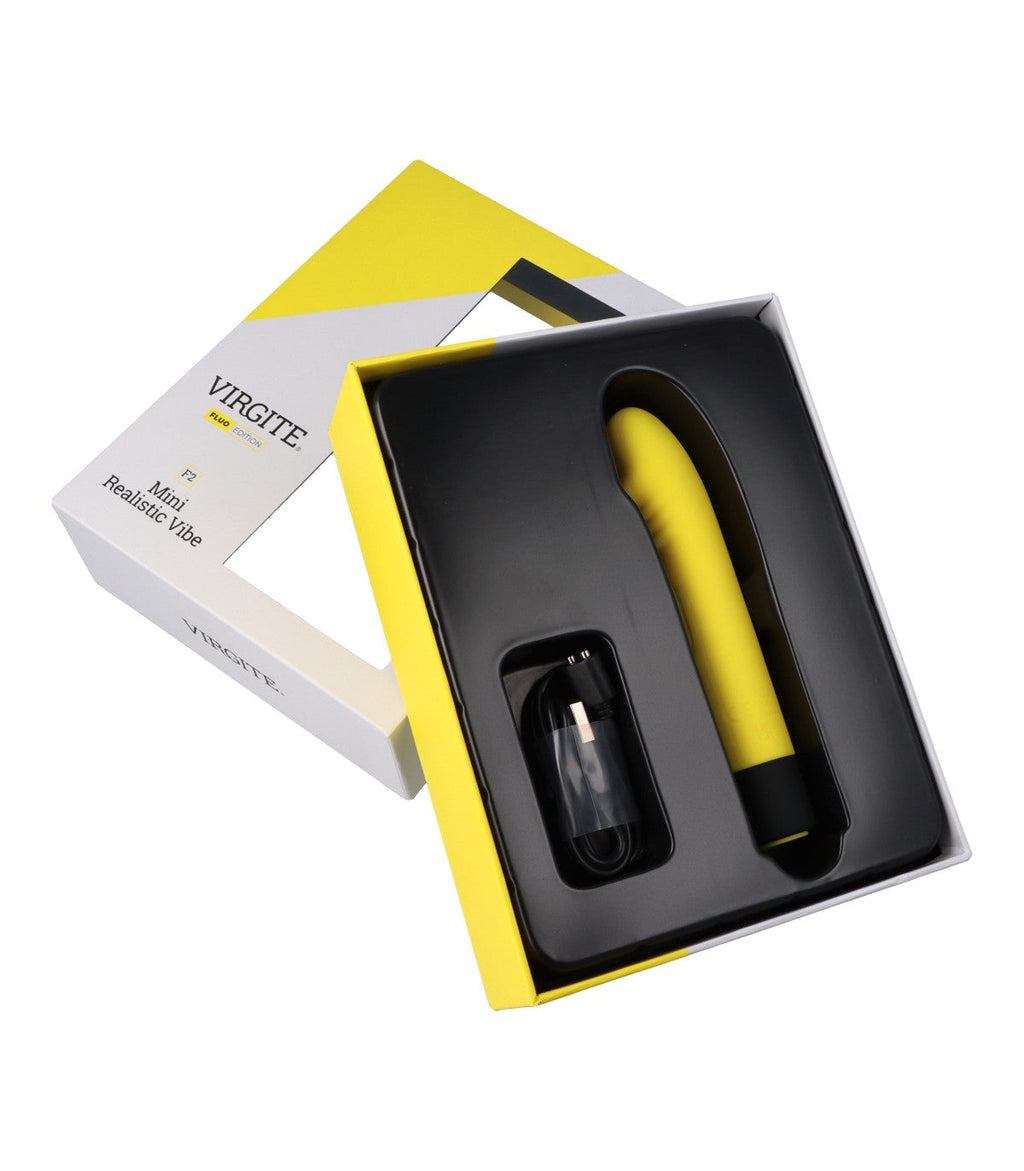 VIBRATORE RICARICABILE IN SILICONE F2 FLUO