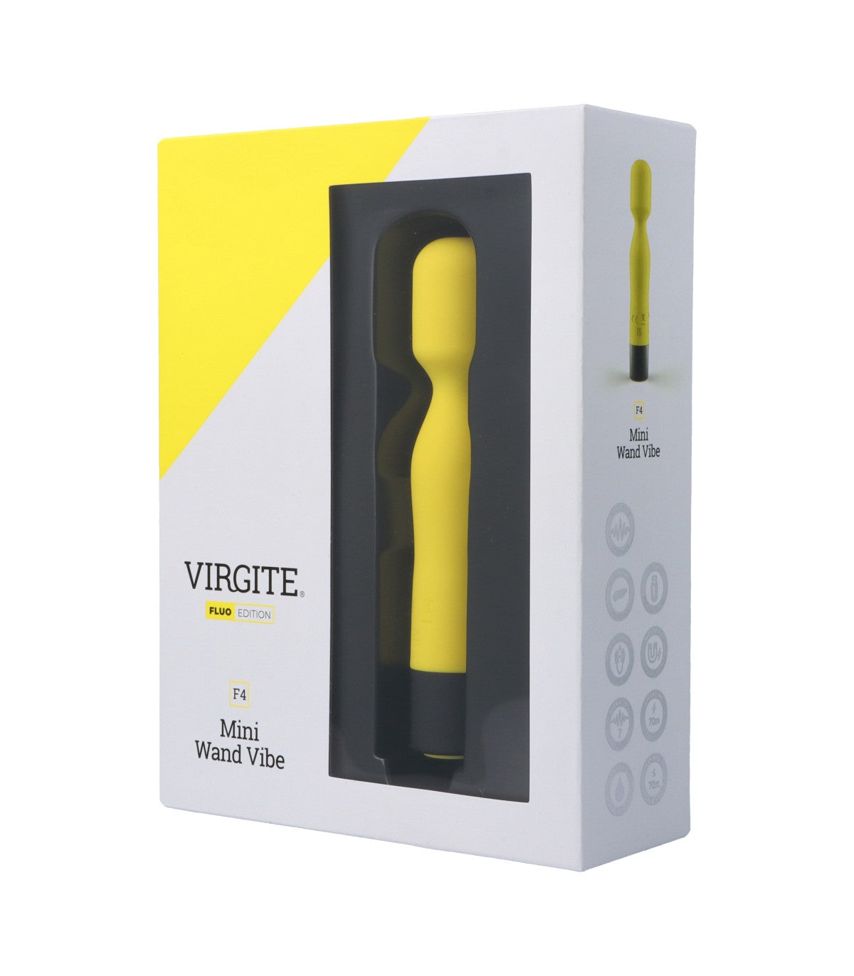 VIBRATORE RICARICABILE IN SILICONE FLUO F4