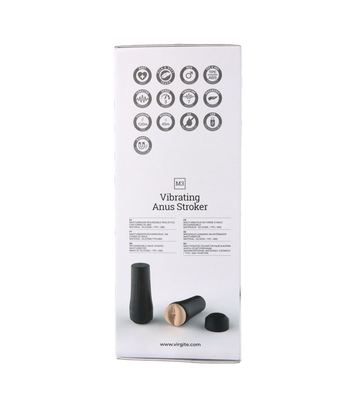M3 MASTURBADOR VIBRATORE ANO USB FLESH