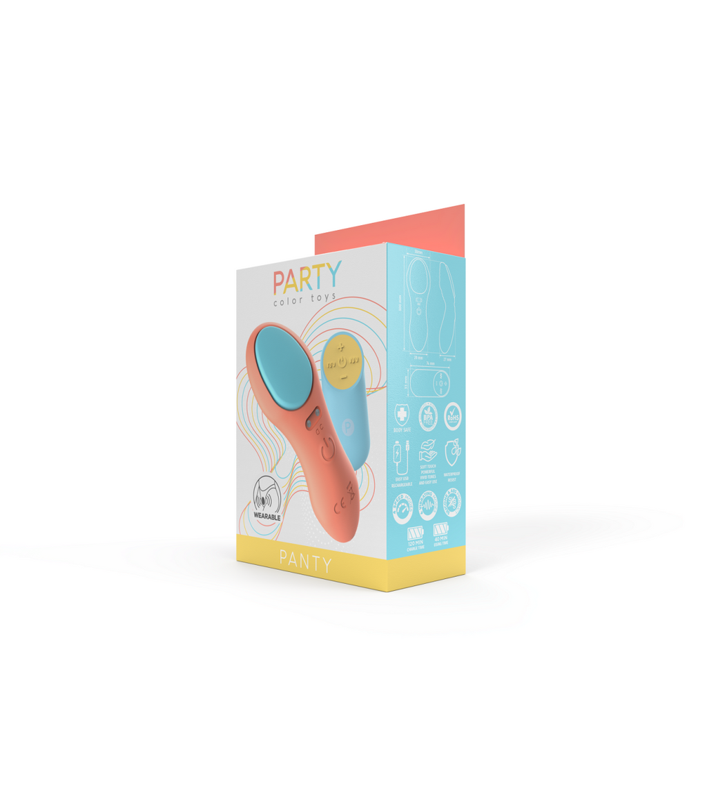 VIBRATORE A MUTANDINA CON CONTROLLO USB CORALLO