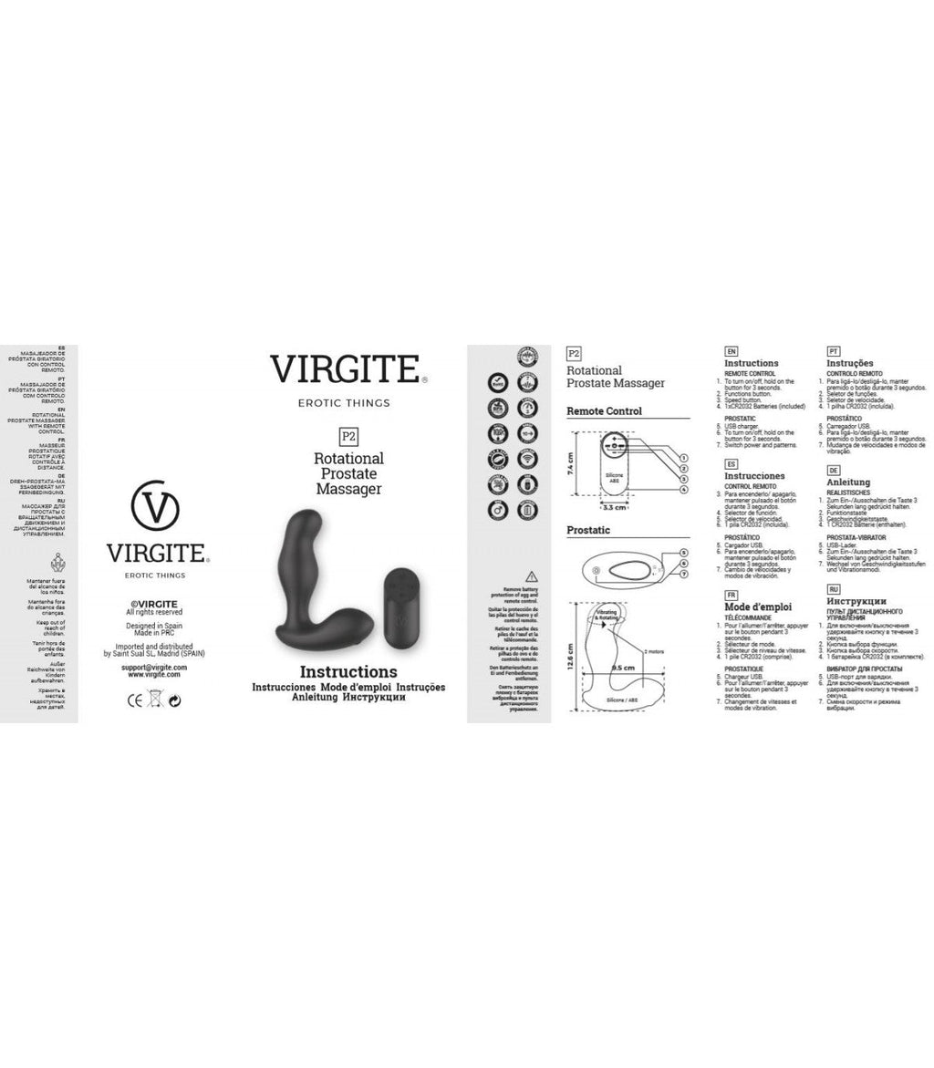 VIBRATORE PROSTATICO P2 CON TELECOMANDO