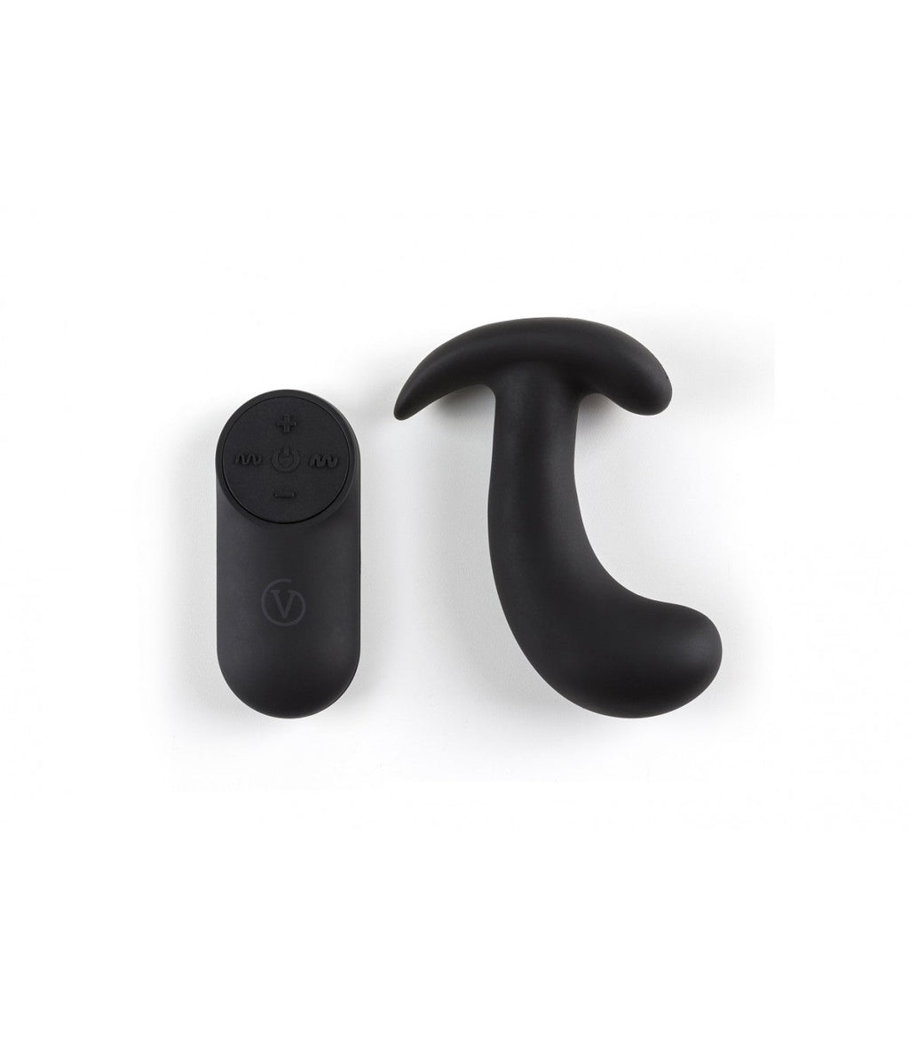 VIBRATORE ERGONOMICO PER LA PROSTATA CON TELECOMANDO