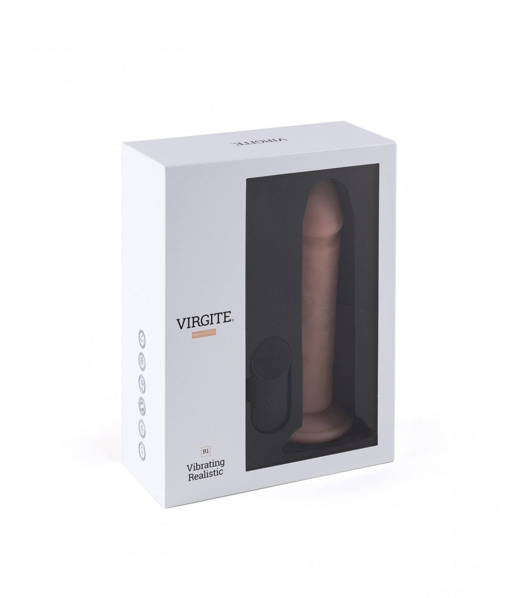 VIBRATORE REALISTICO R1" 19CM CON TELECOMANDO"