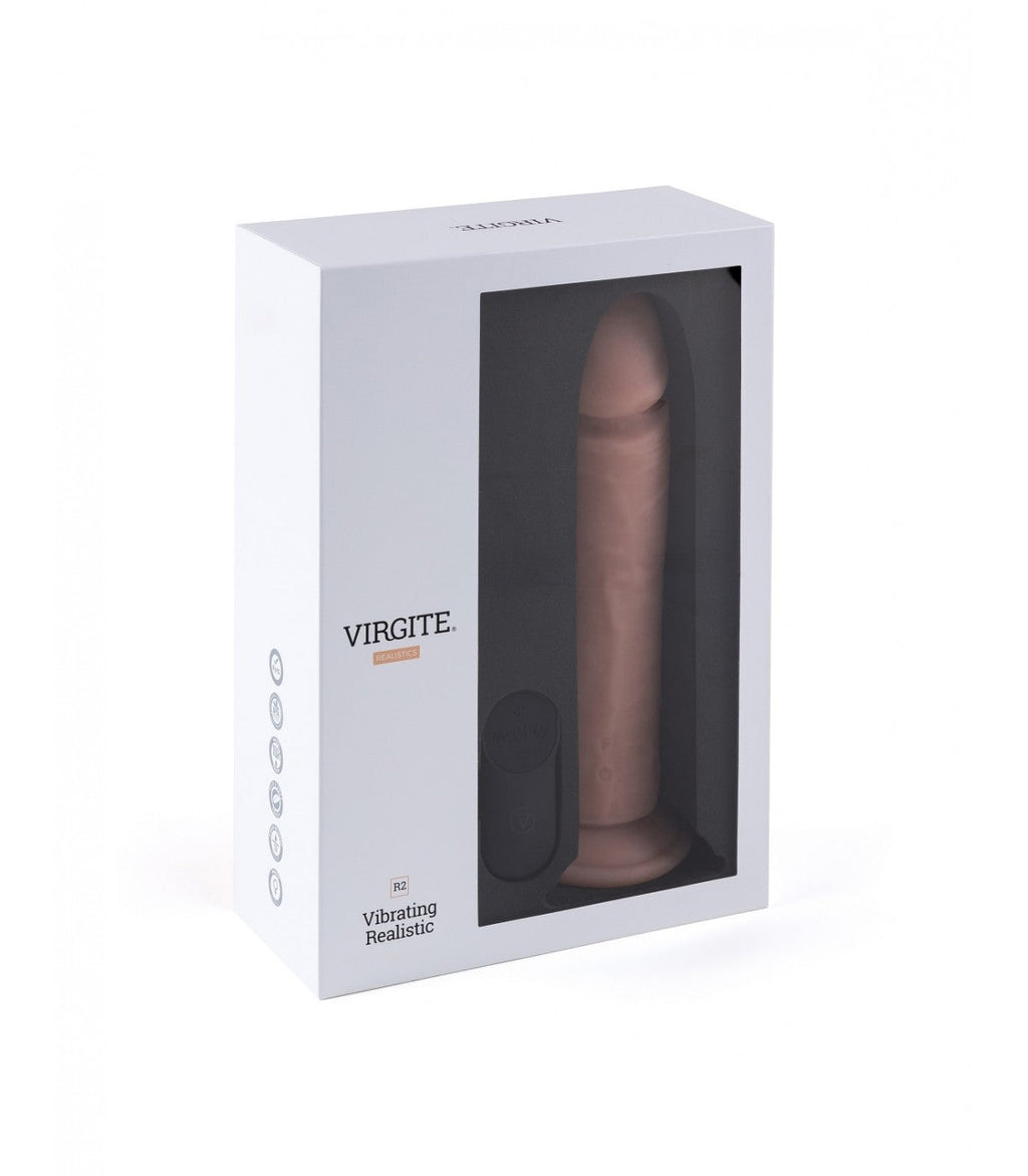 VIBRATORE REALISTICO R2" 21CM CON TELECOMANDO"