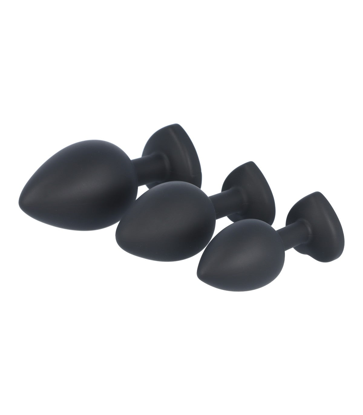 SET SPINA X3 E14 SILICONE CUORE NERO-RUBINO
