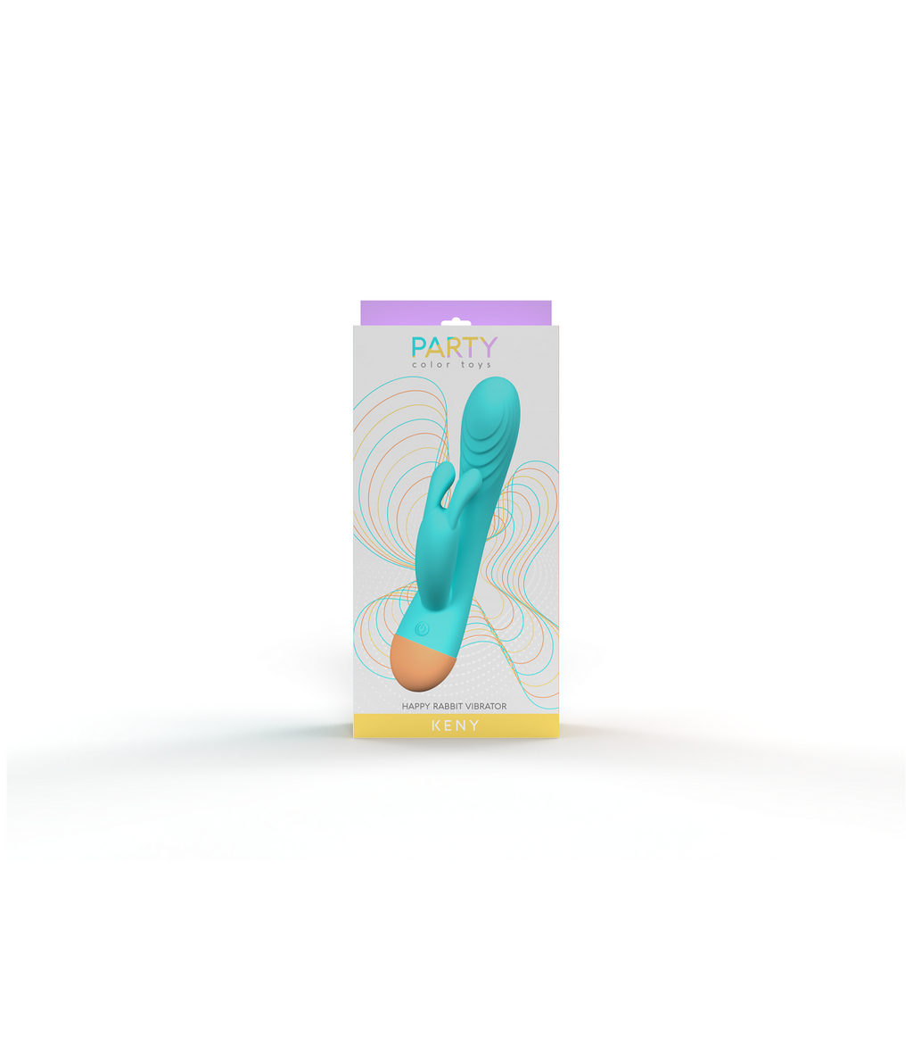 VIBRATORE KENY RICARICABILE BLU