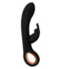 VIBRATORE PUNTO G CON STIMOLATORE CLITORIDEO NERO BIA