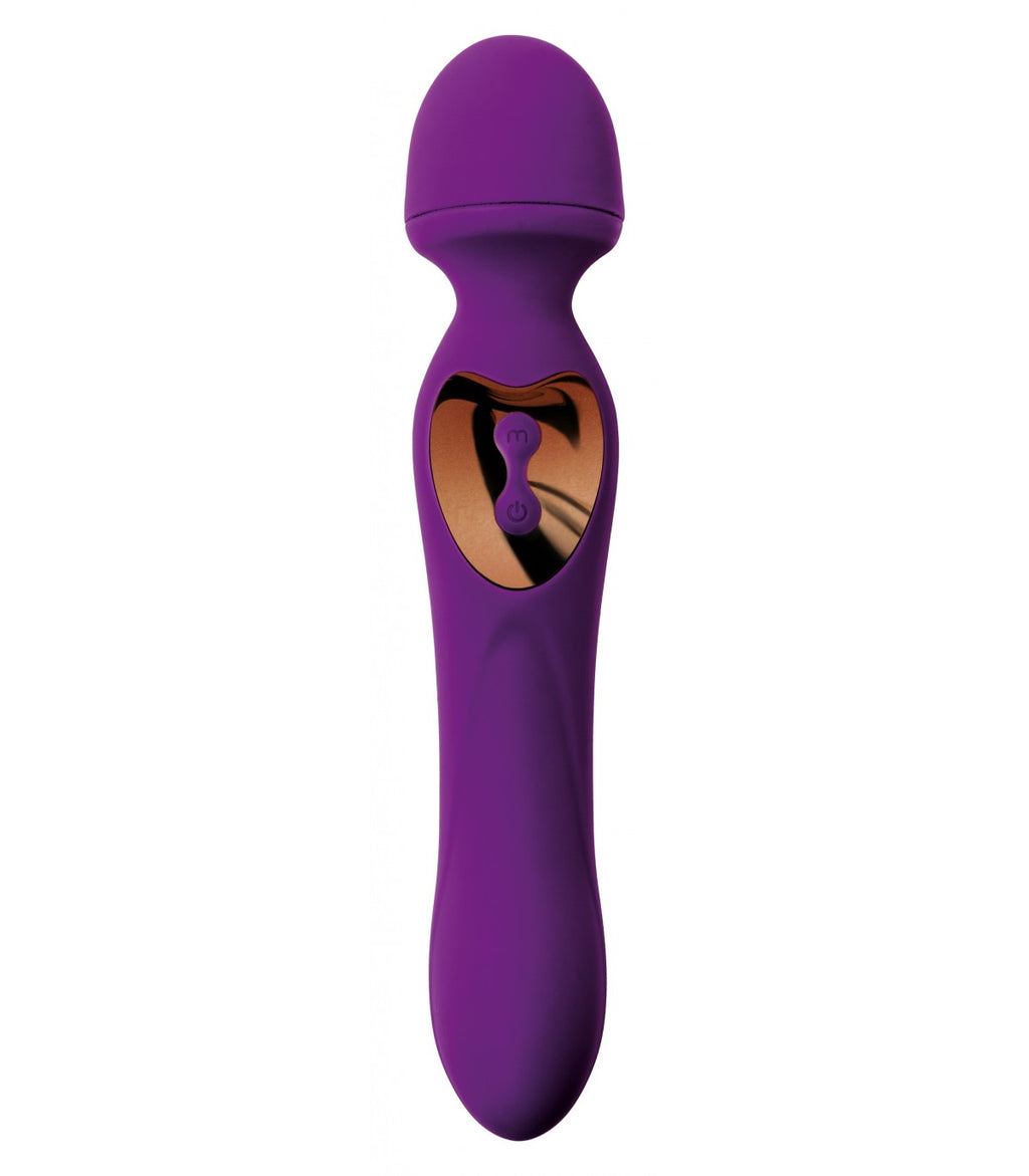 VIBRATORE A BACCHETTA 2 IN 1 VIOLA AGÔN