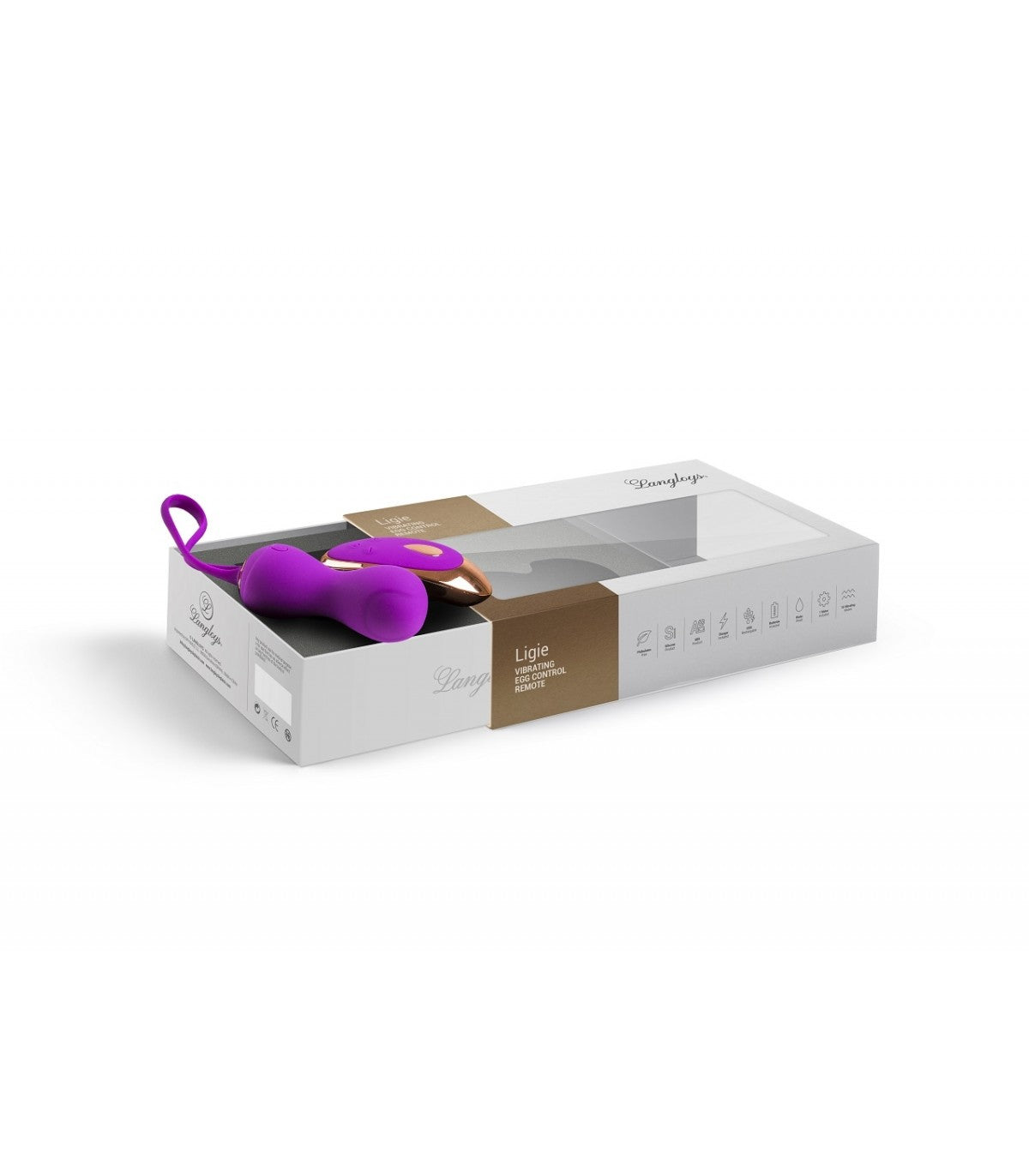 VIBRATORE OVETTO TELECOMANDO LIGIE VIOLA