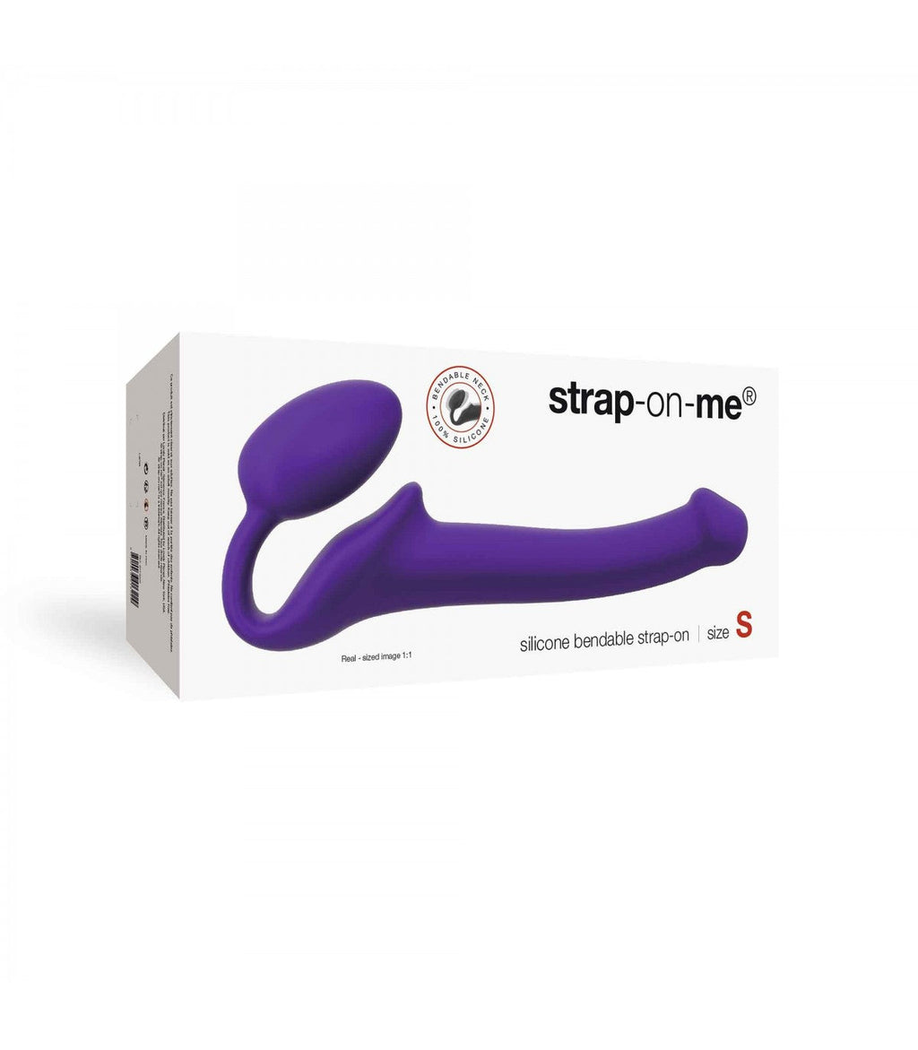 IMBRACATURA DILDO STRAP-ON FLESSIBILE MORBIDO SILICONE VIOLA S
