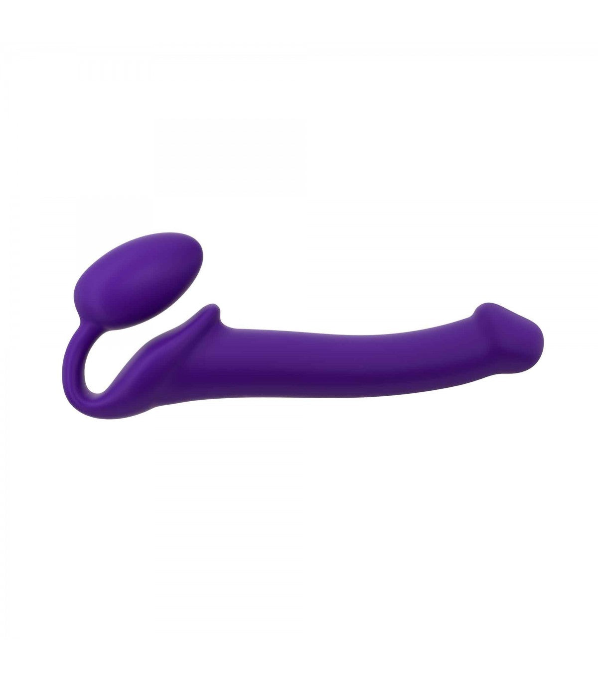 IMBRACATURA DILDO STRAP-ON FLESSIBILE MORBIDO SILICONE VIOLA M
