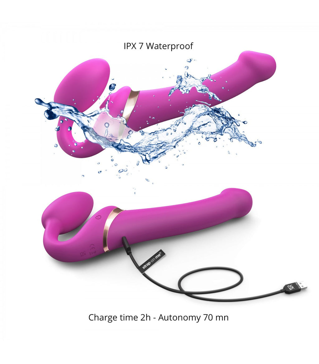 IMBRACATURA REGOLABILE MULTI ORGASMO L FUCSIA