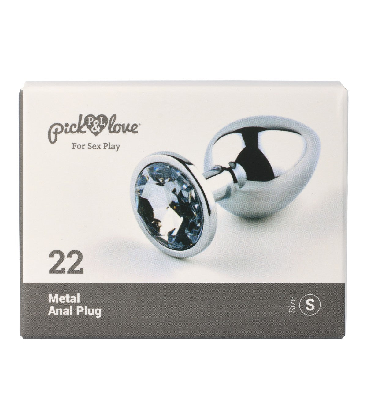 Plug anale in metallo n. 22 taglia S
