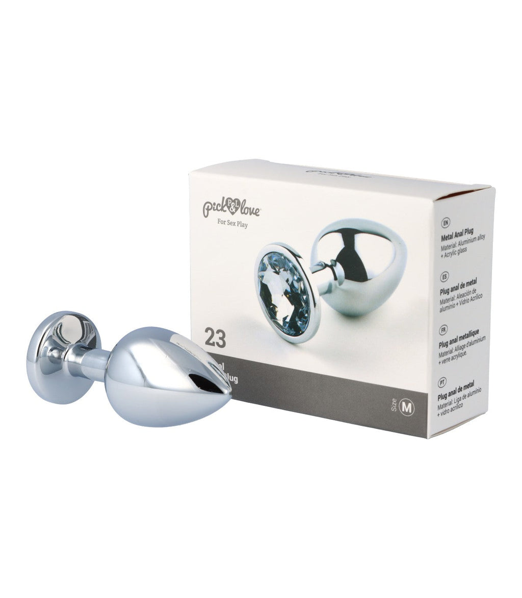 N. 23 PLUG ANALE IN METALLO TAGLIA M