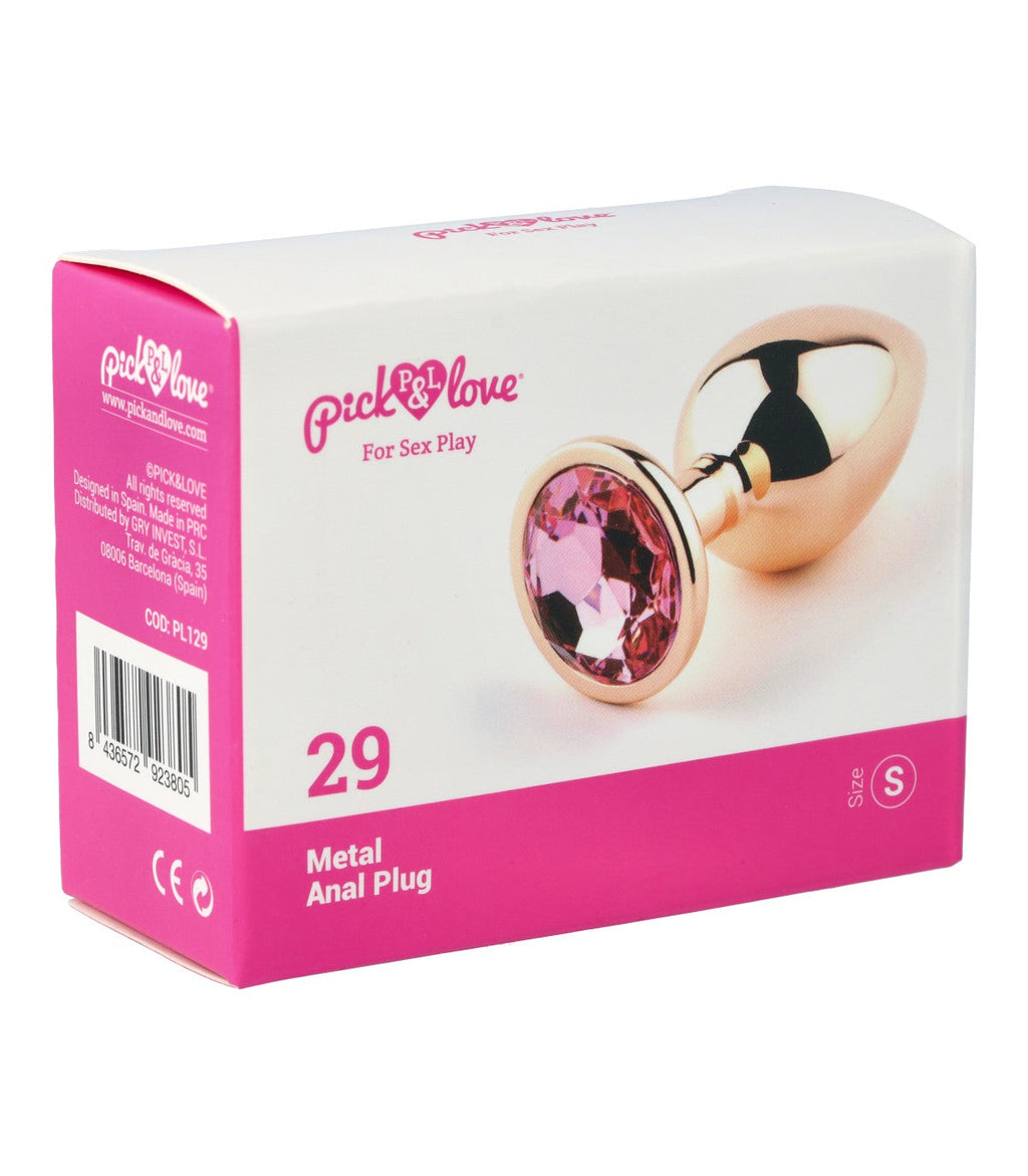 N. 29 PLUG ANALE IN METALLO TAGLIA S