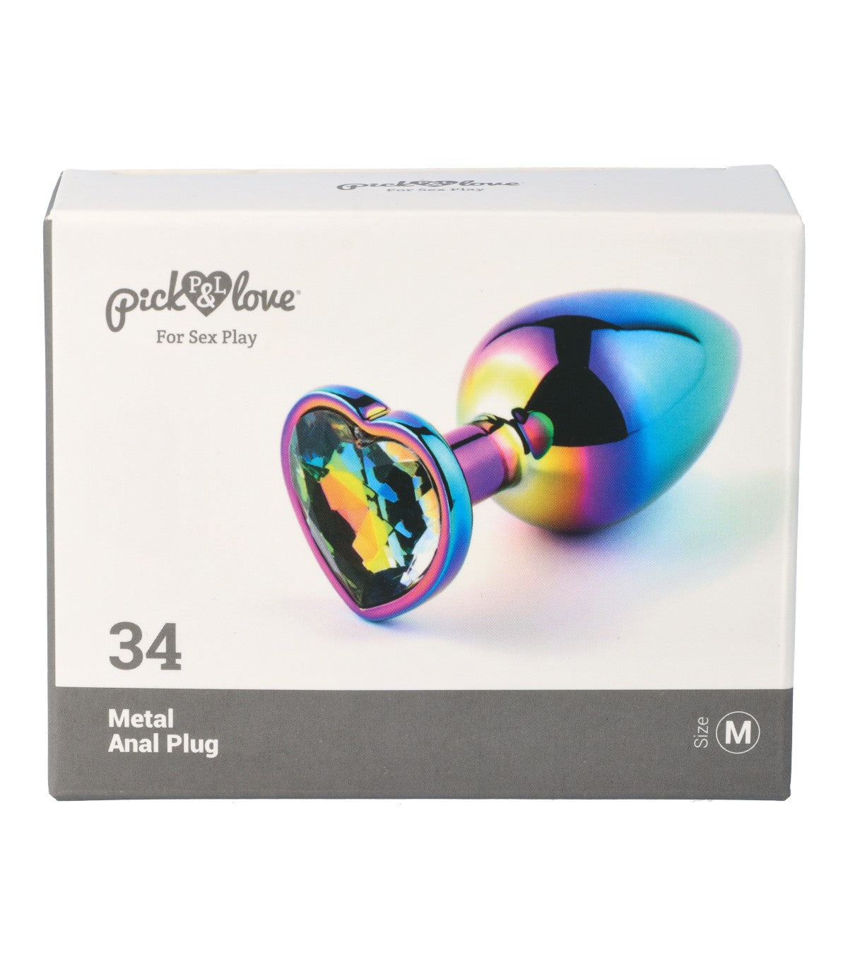 Nº 34 PLUG ANALE IN METALLO TAGLIA M