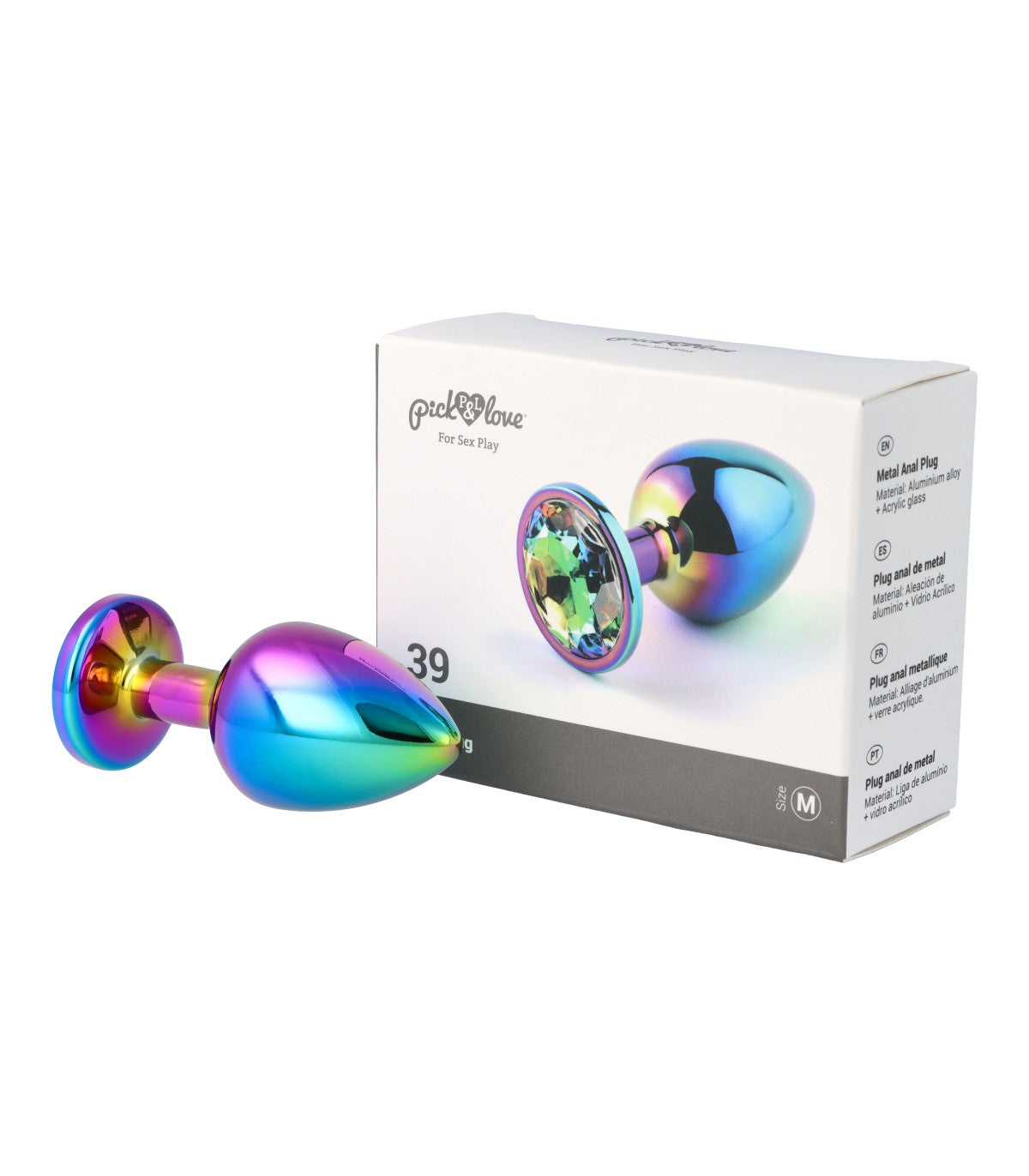 Nº 39 PLUG ANALE IN METALLO TAGLIA M