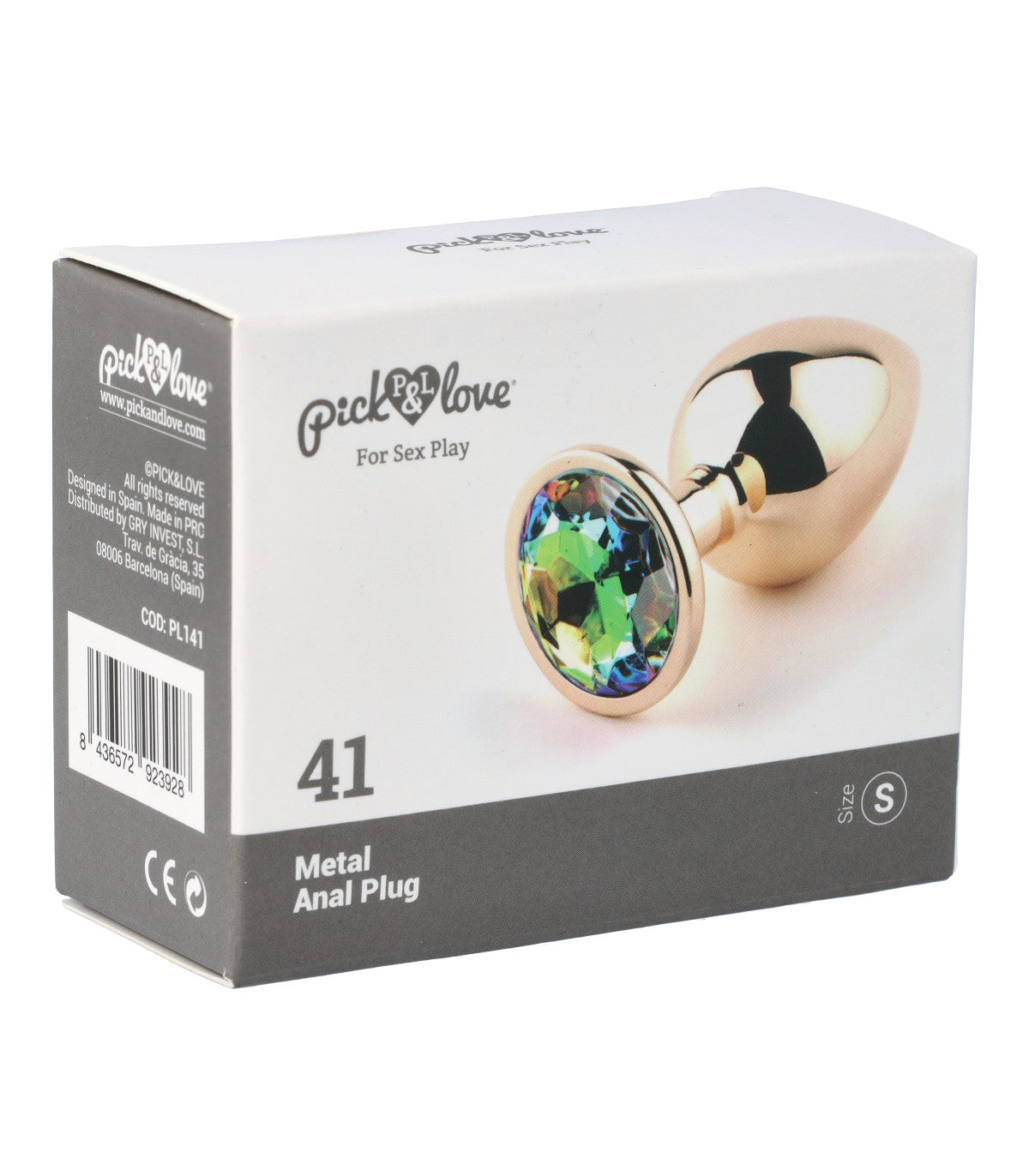 Nº 41 PLUG ANALE IN METALLO TAGLIA S