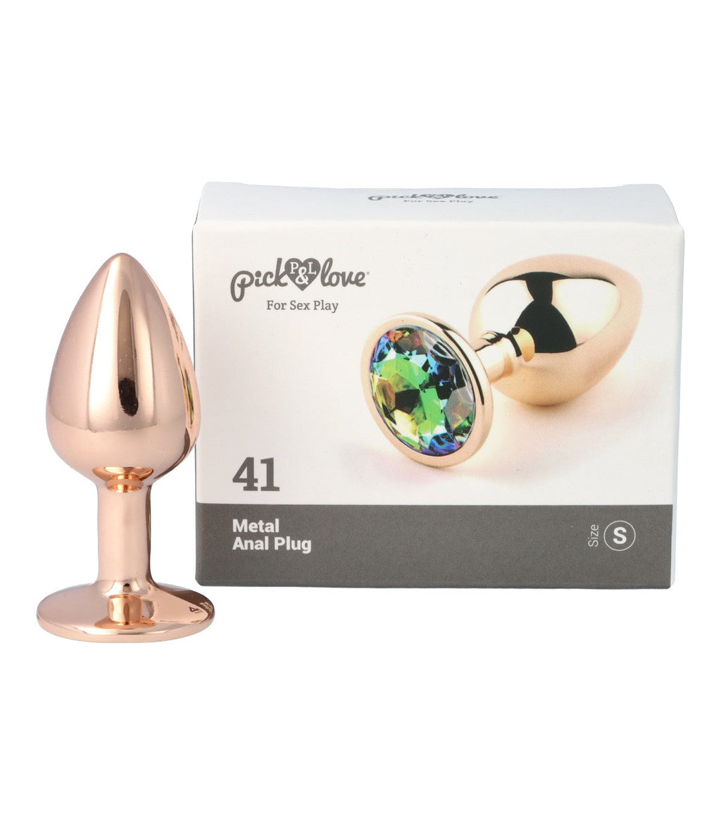 Nº 41 PLUG ANALE IN METALLO TAGLIA S