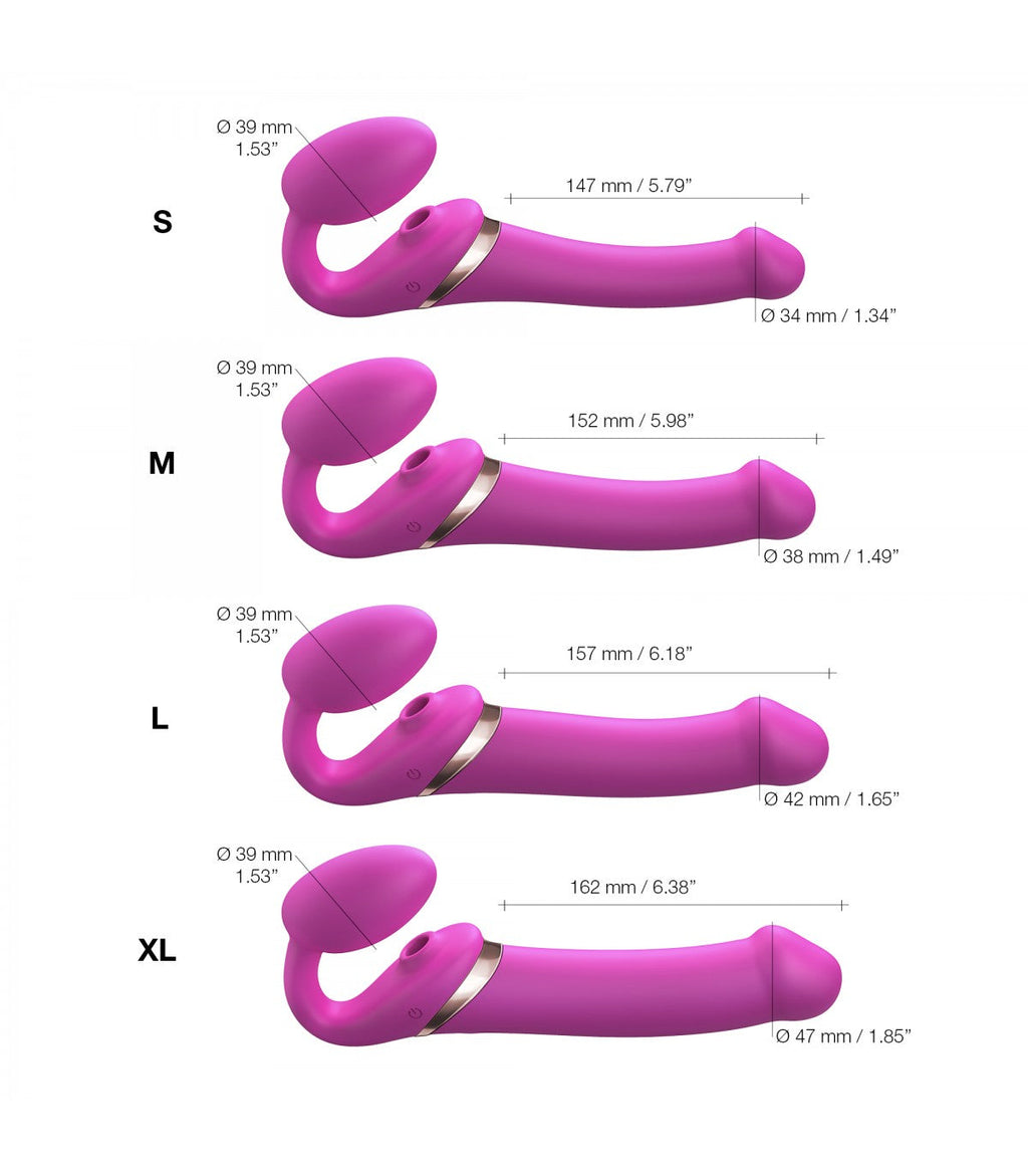 IMBRACATURA REGOLABILE MULTIORGASMO M FUCSIA