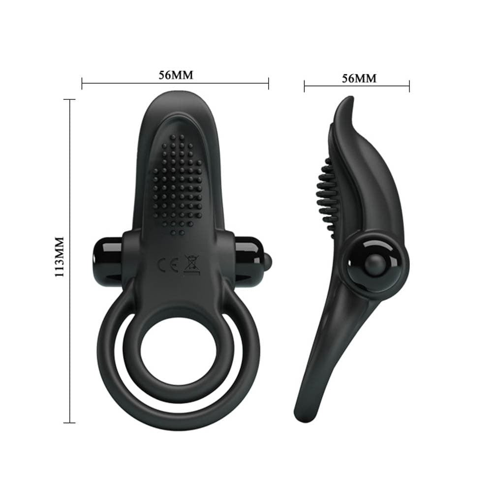 Anello per pene Pretty Love Vibrant Nero