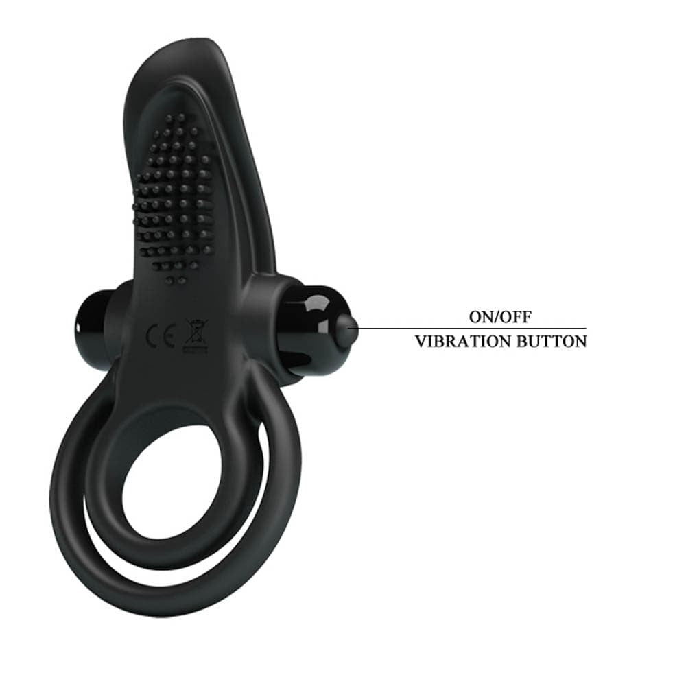 Anello per pene Pretty Love Vibrant Nero