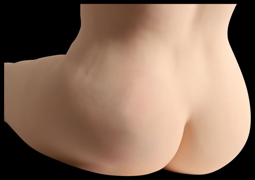 Masturbatore a torso con 2 fori dolci