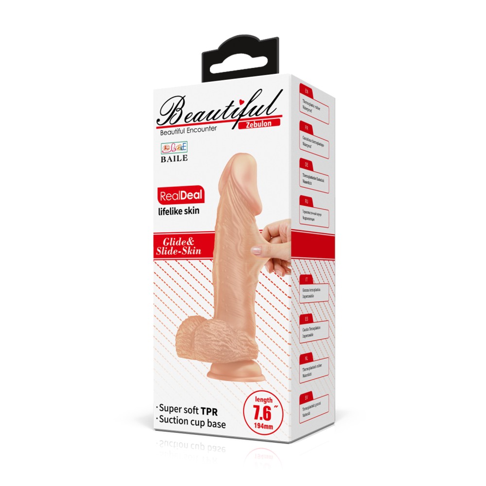 Bellissimo dildo Zebulon 7,6 "Flesh