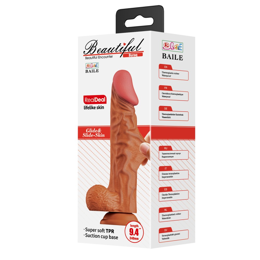 Bellissimo Buraq 9,4 " Dildo Marrone