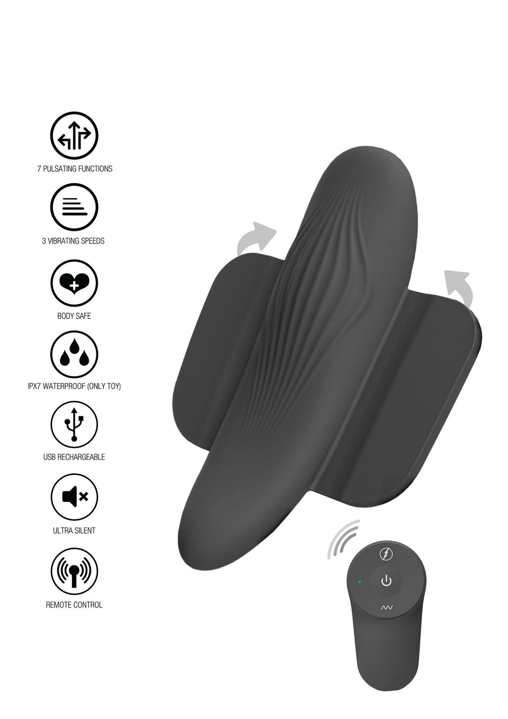 Vibratore Kalli Panty nero