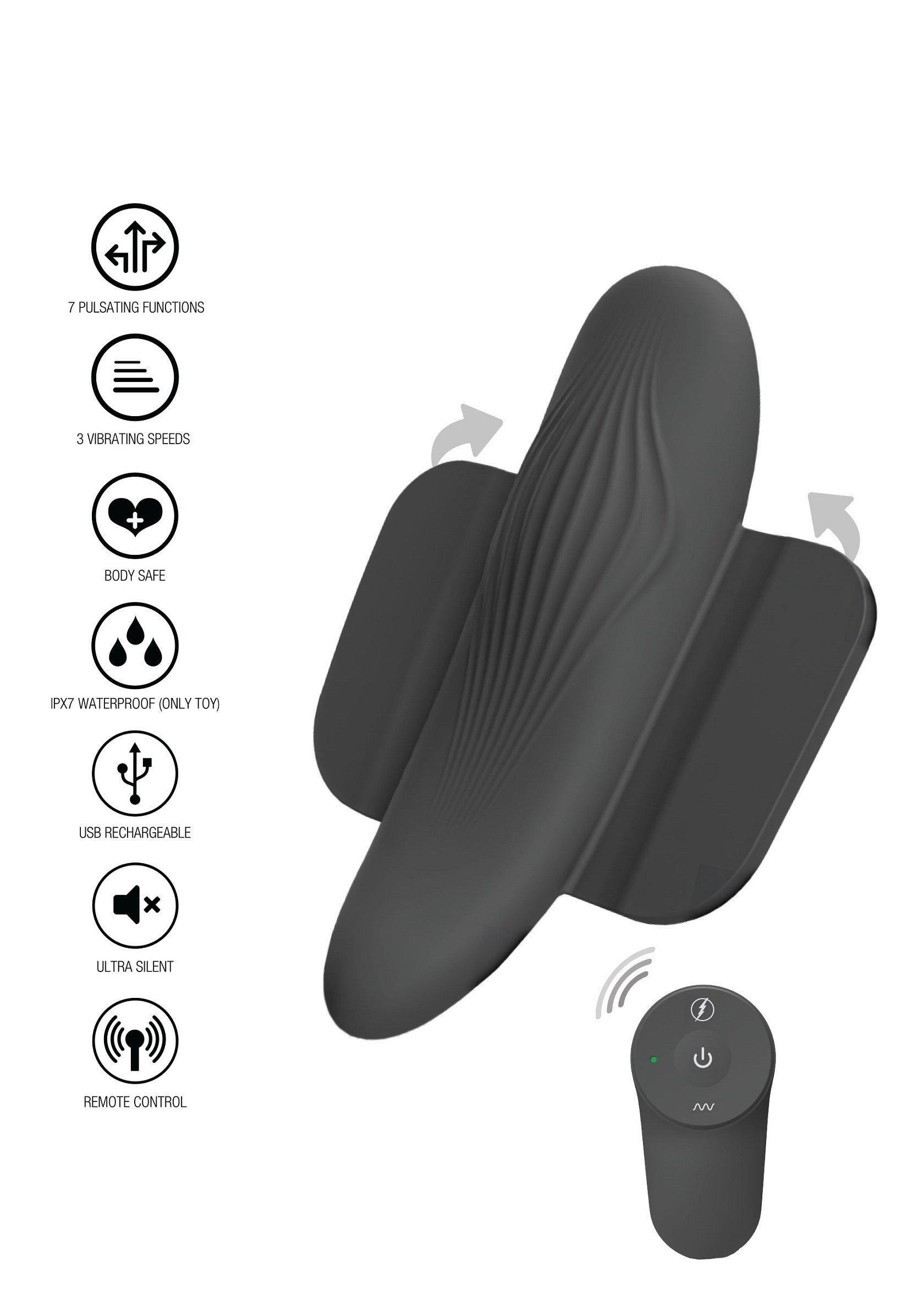 Vibratore Kalli Panty nero