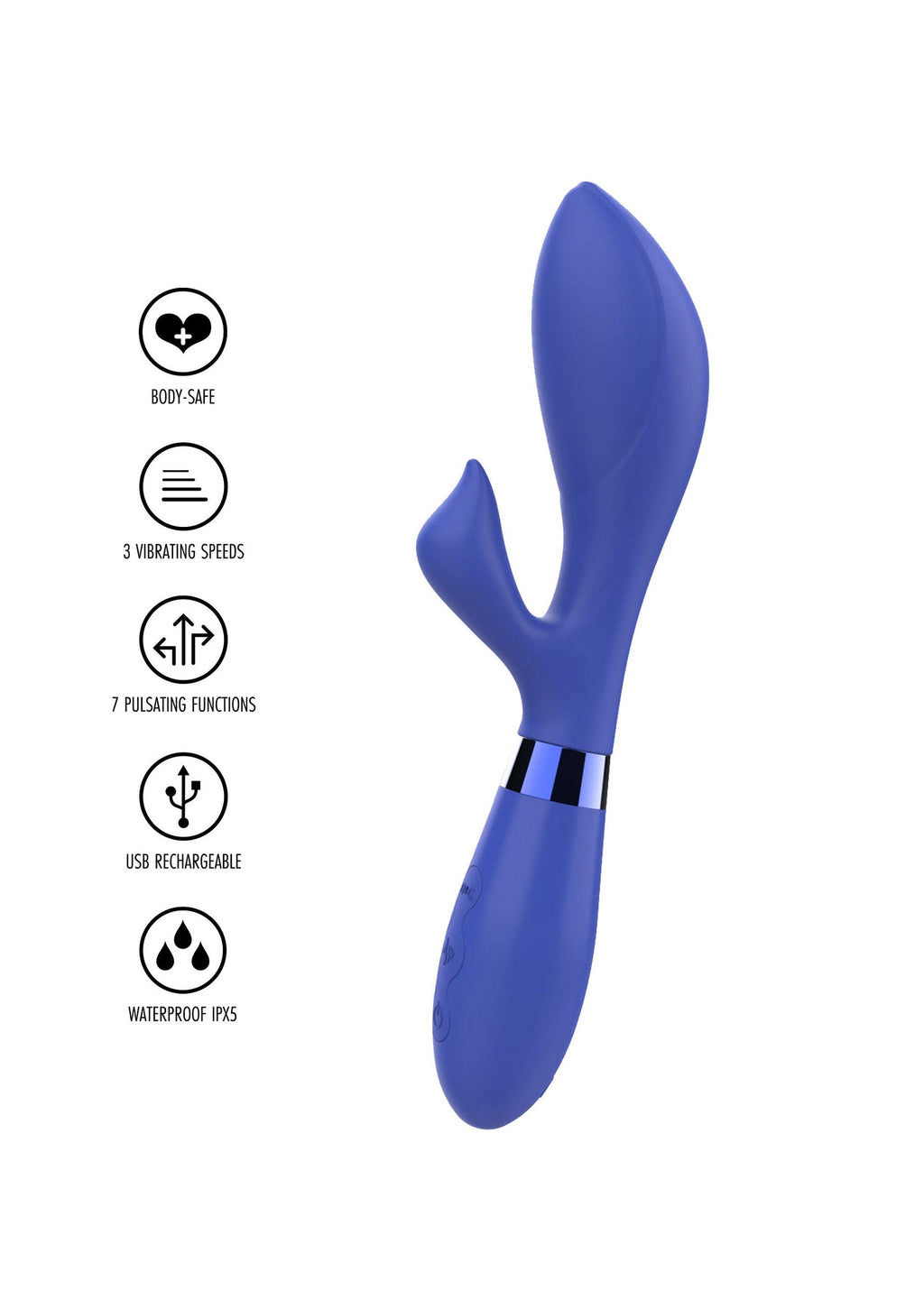 Vibratore Grove Parade blu