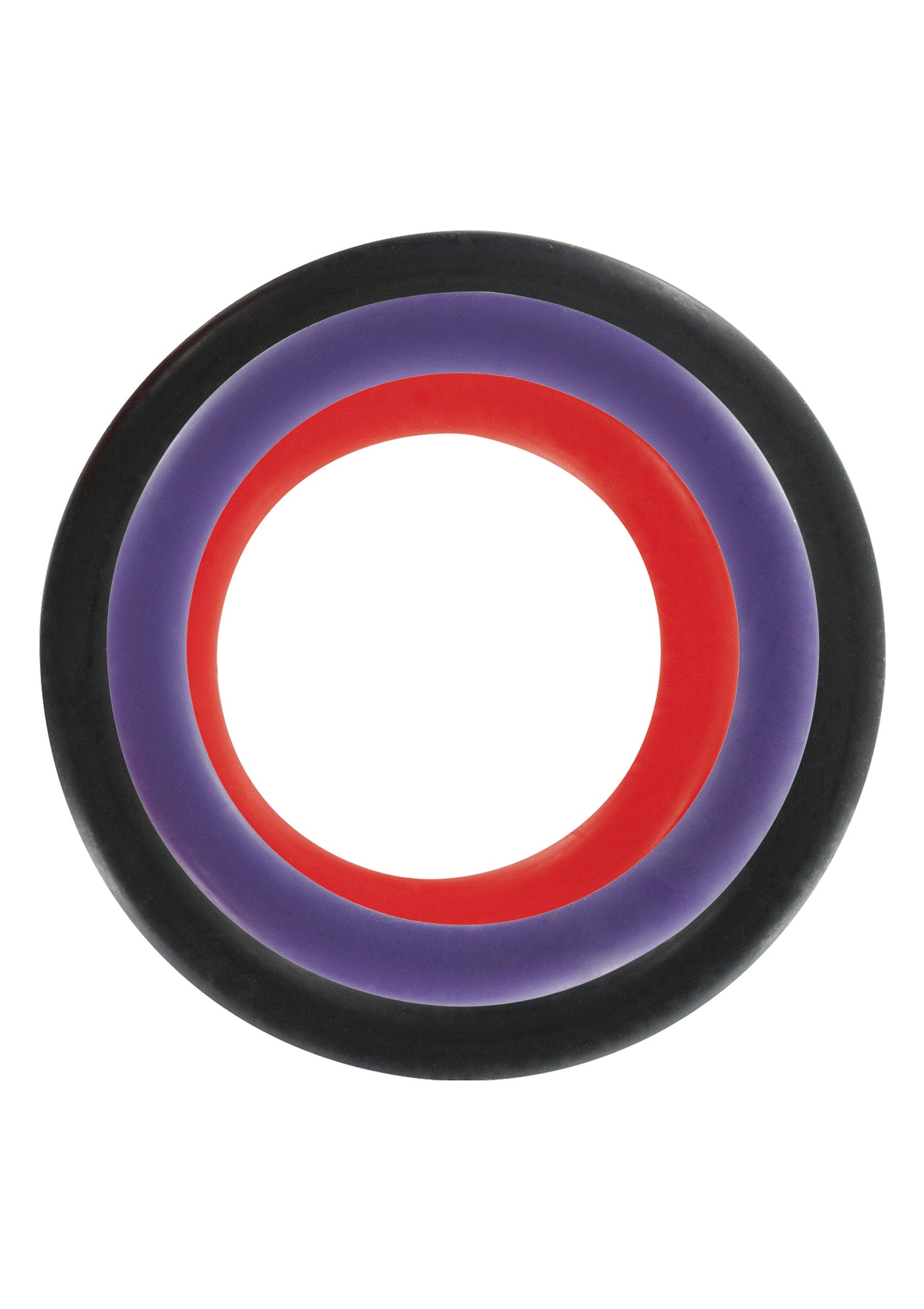 Anelli tripli multicolore 3 pezzi multicolore
