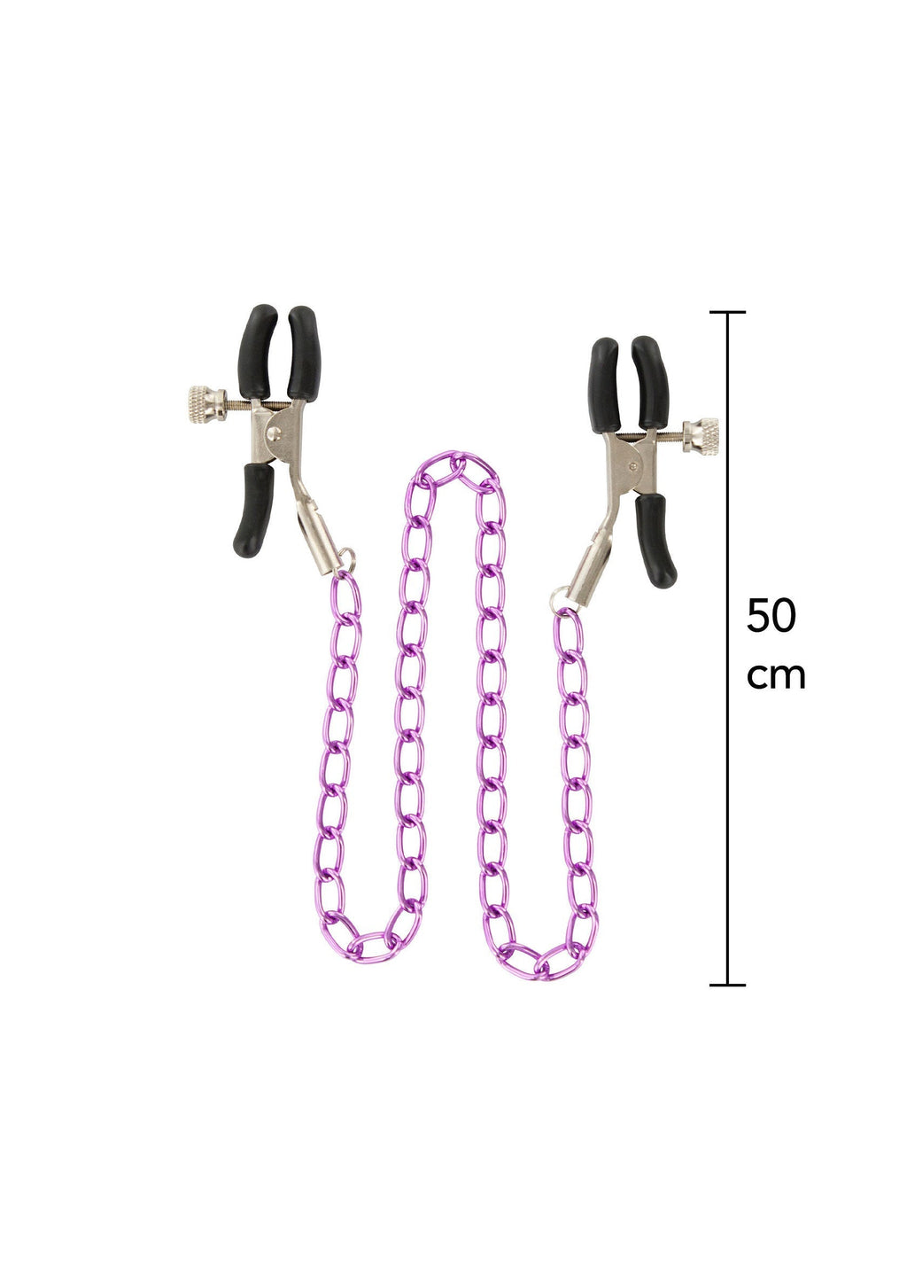 Catena stimolante per capezzoli viola