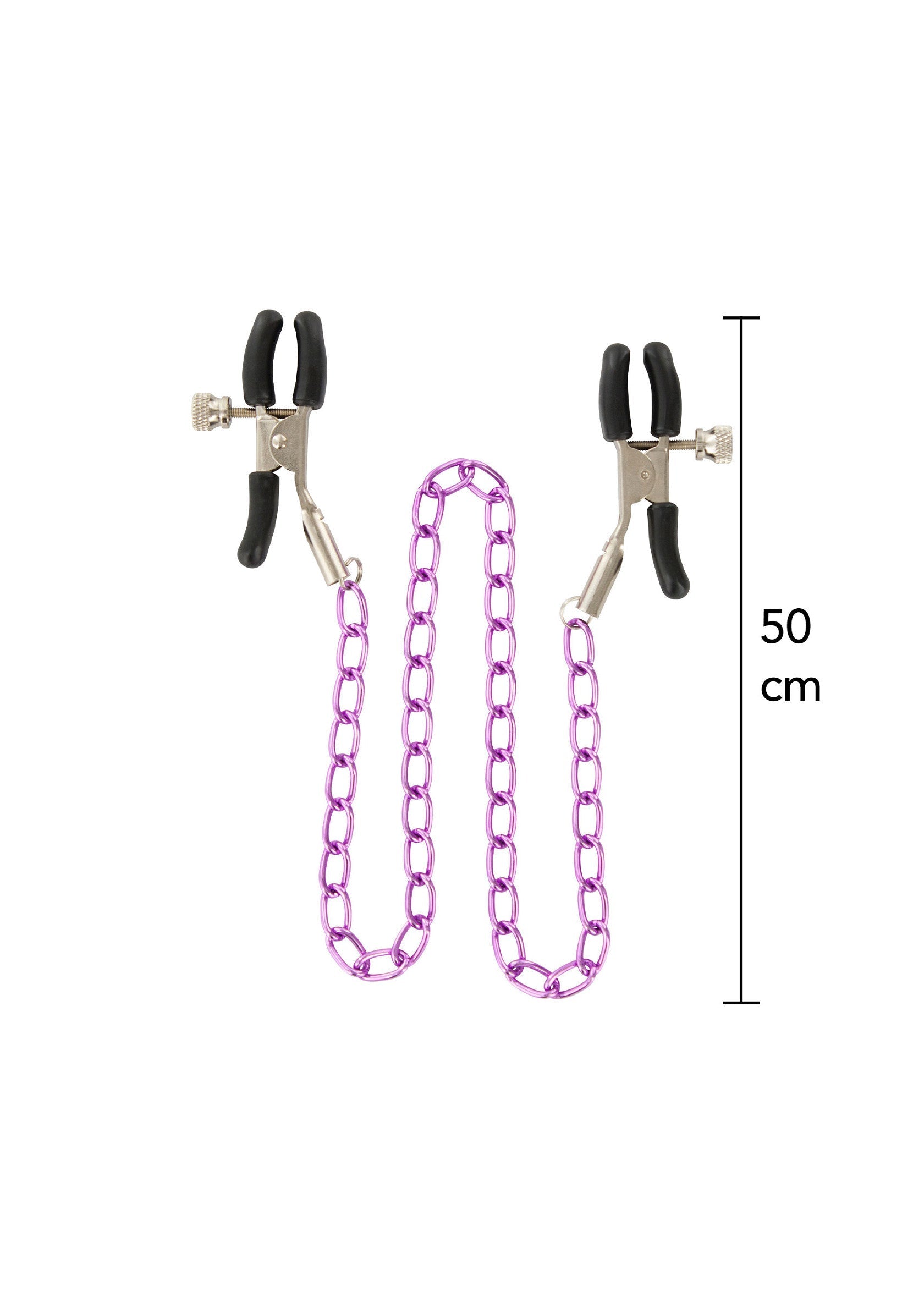 Catena stimolante per capezzoli viola