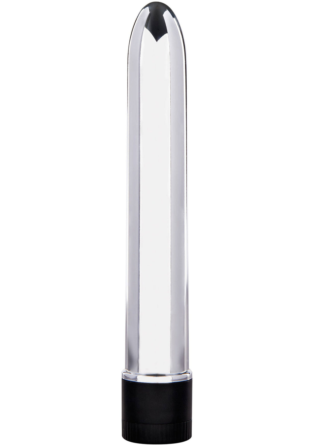 Vibratore retrò ultra sottile argento