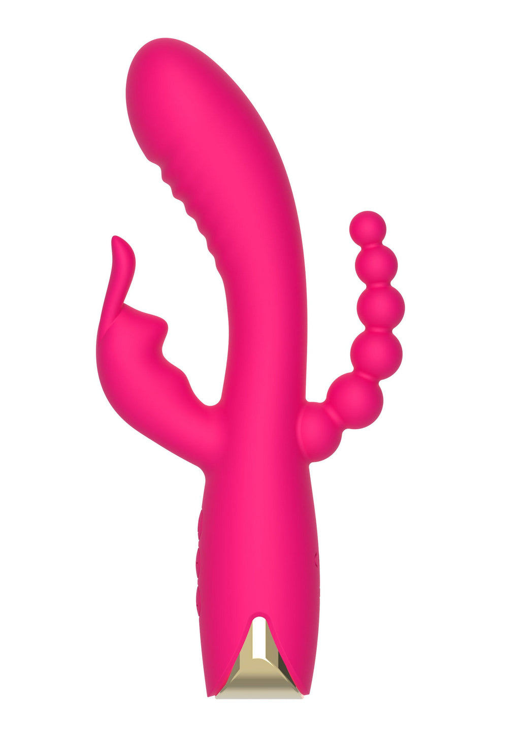 Vibratore triplo Afrodite rosa