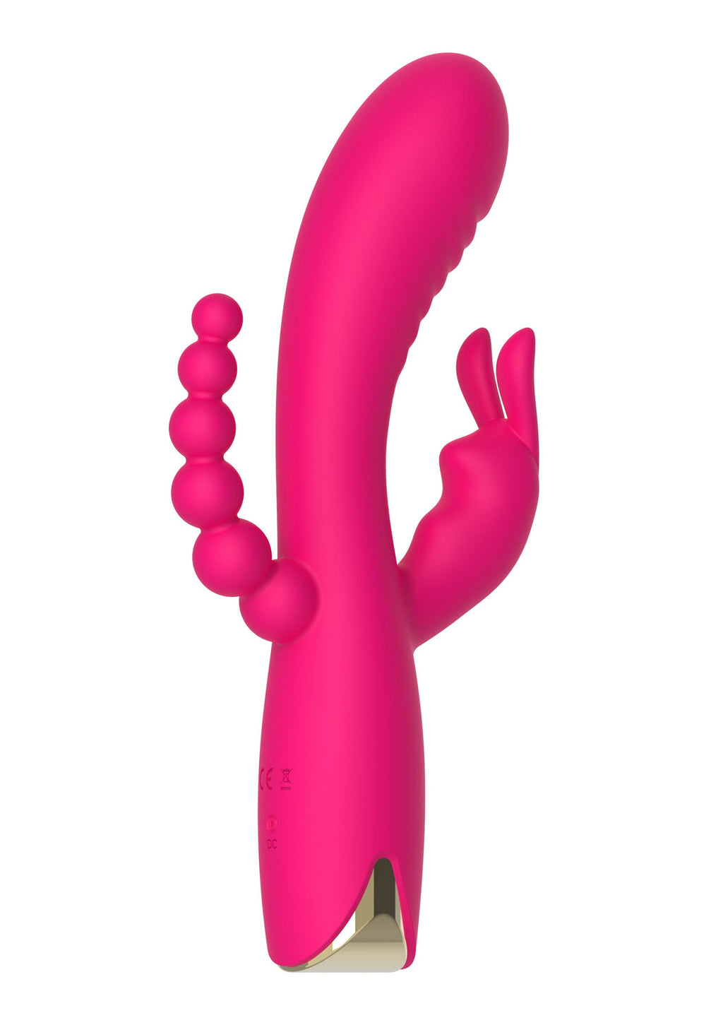 Vibratore triplo Afrodite rosa