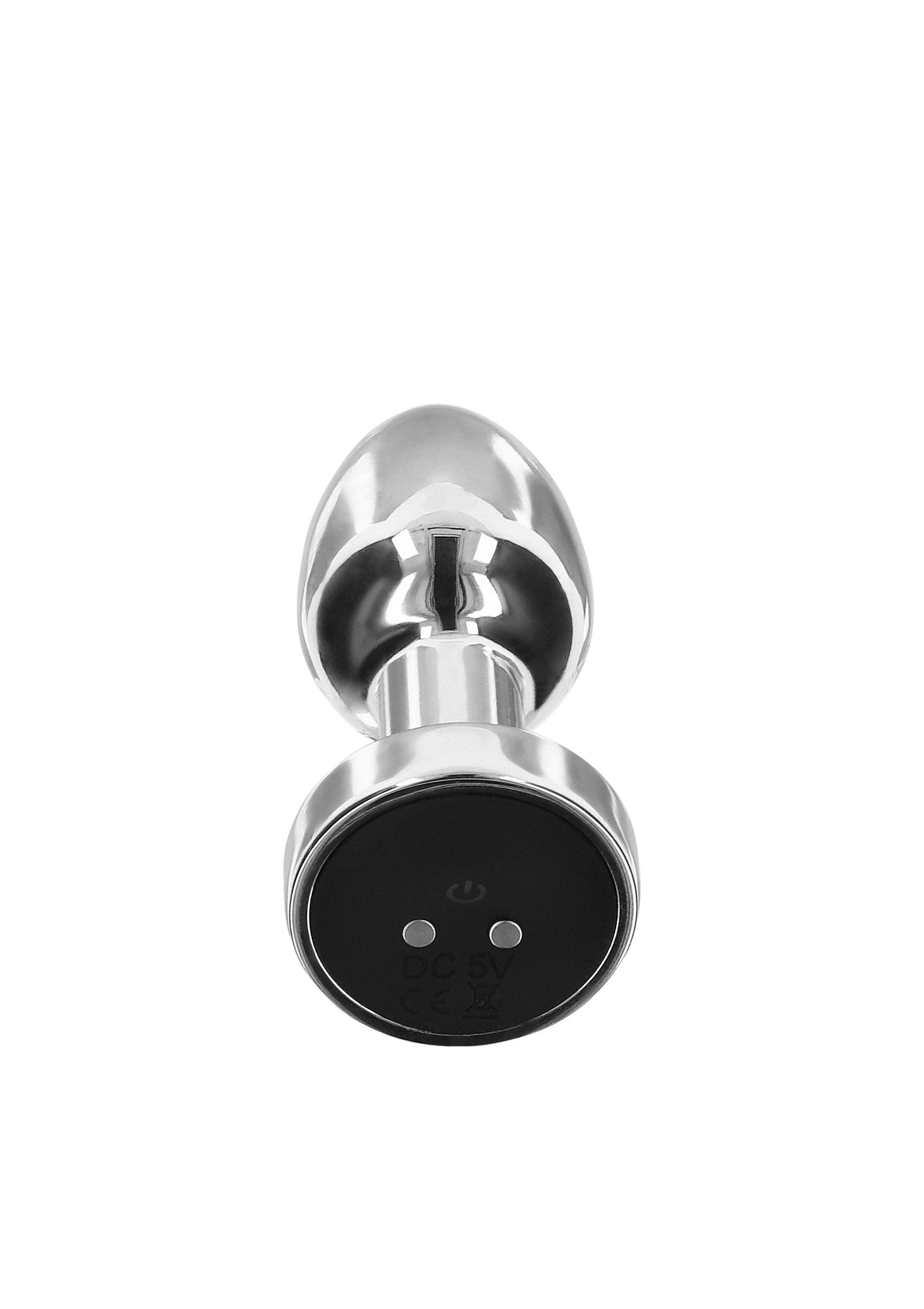 Il piccolo plug vibrante Glider argento