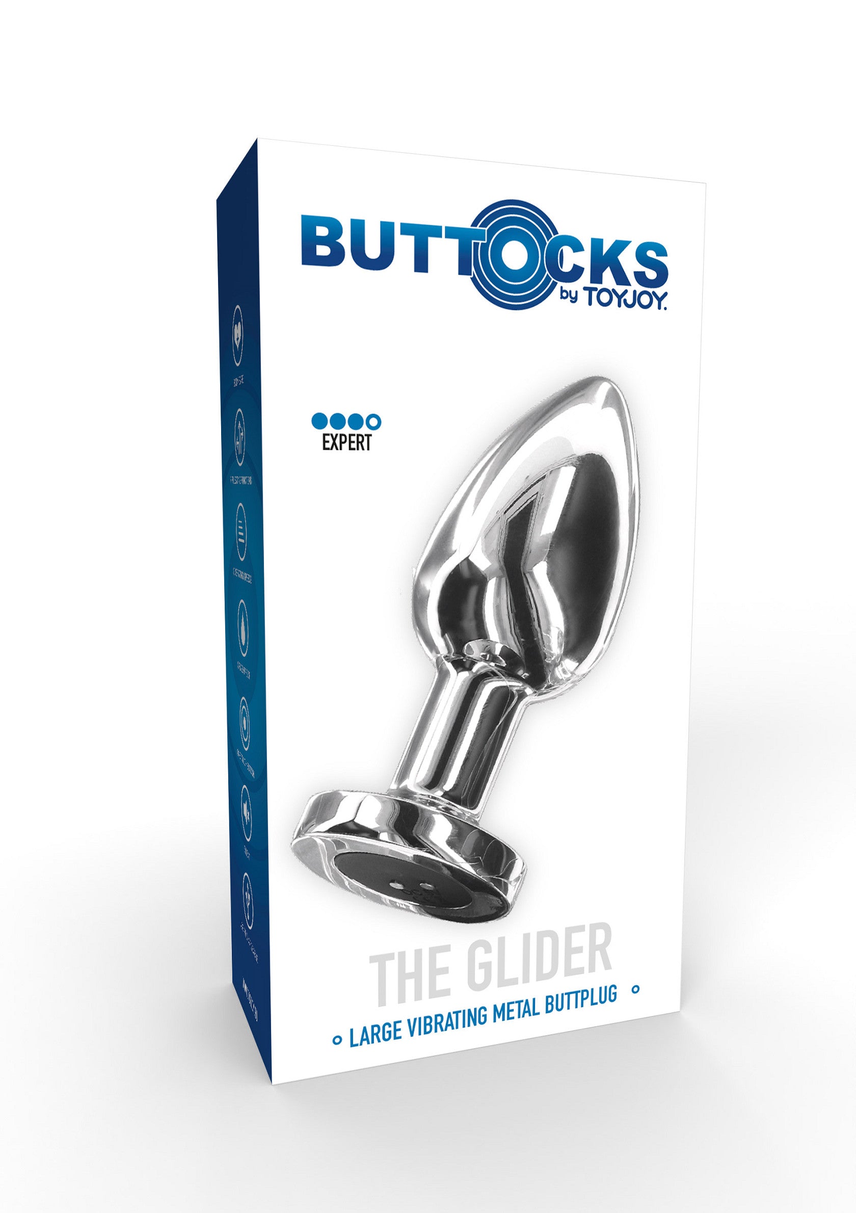 Il Glider Vibrating Plug Grande argento