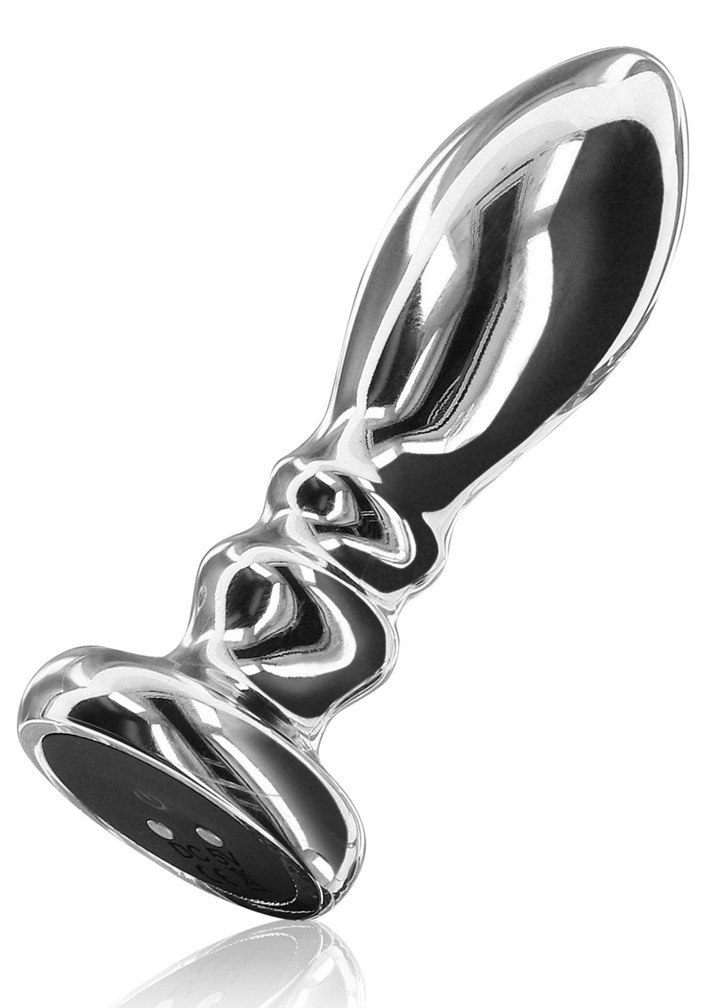 Il vibratore Slider Vibrating Plug Large argento