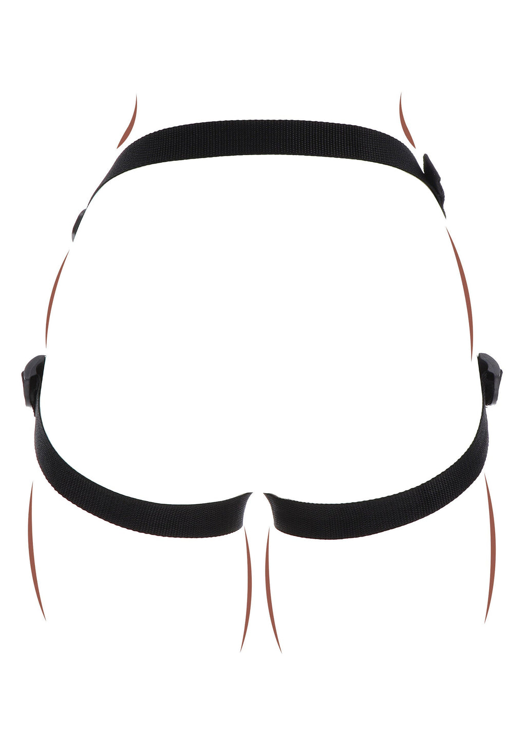 Imbracatura Strap-On nera