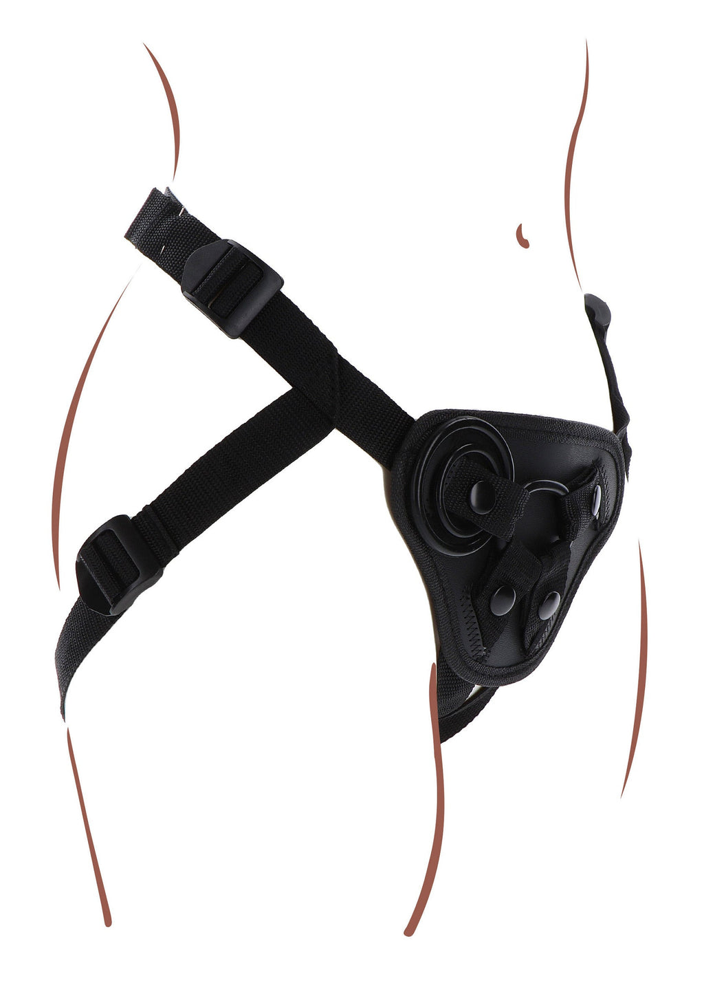 Imbracatura Strap-On nera