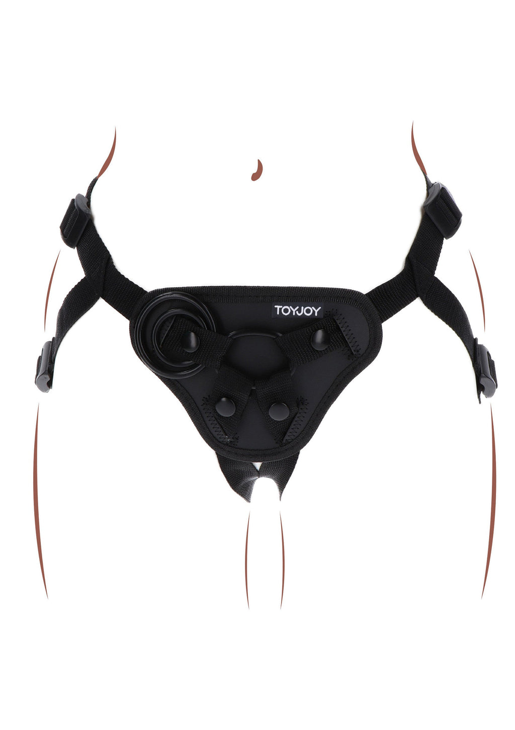 Imbracatura Strap-On nera