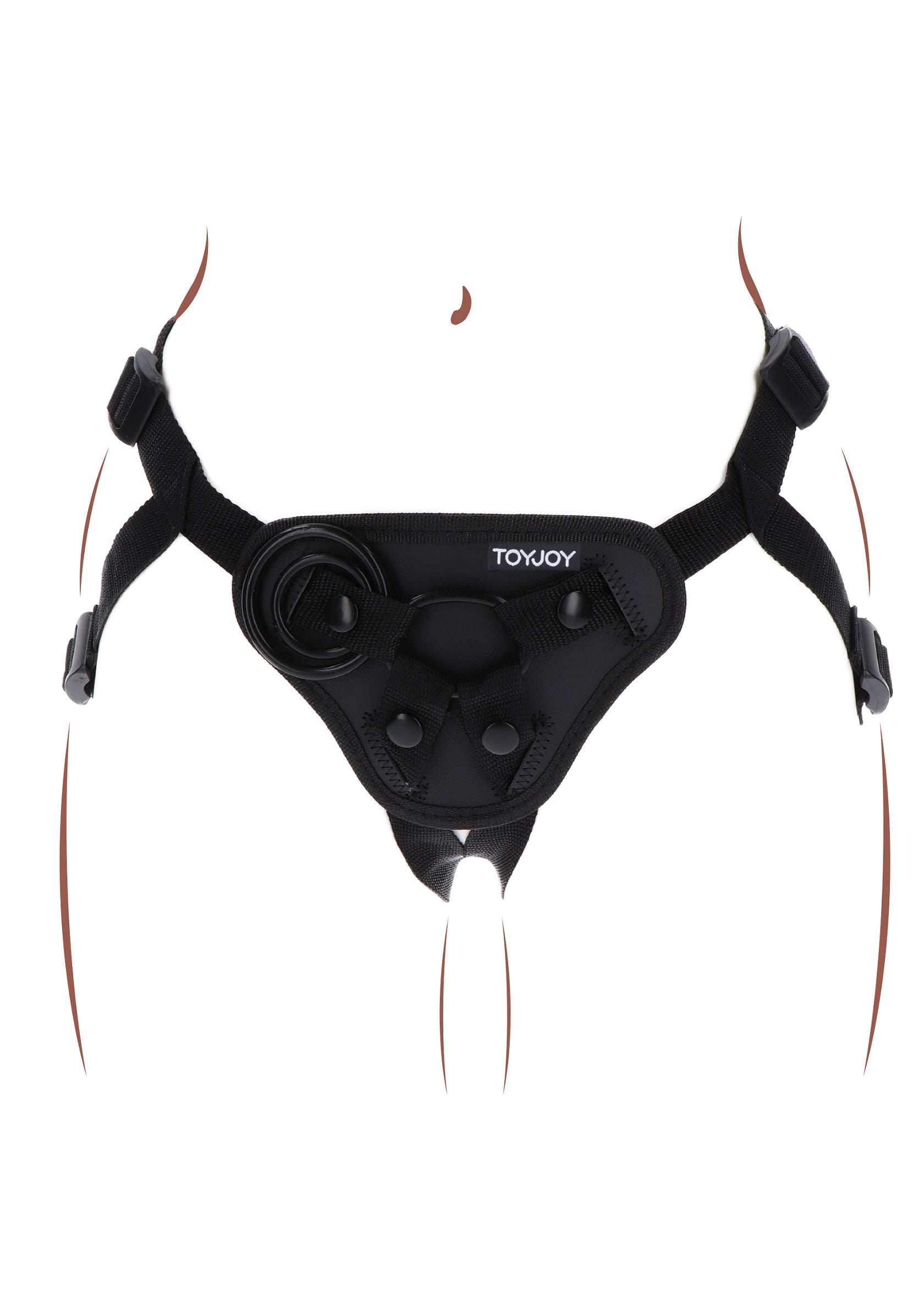 Imbracatura Strap-On nera