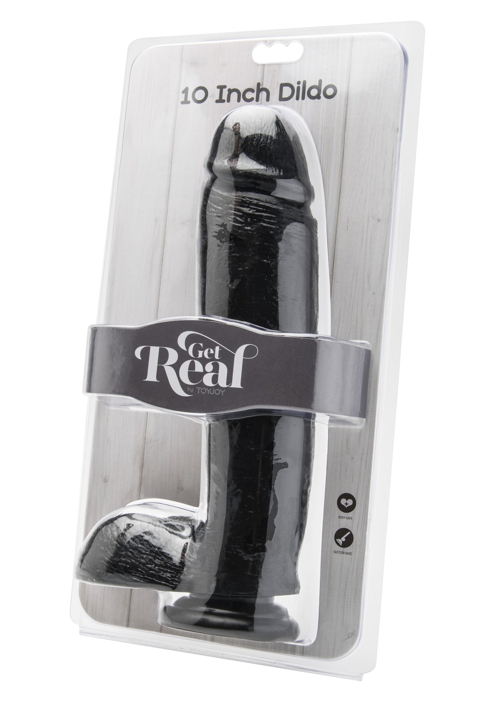 Dildo in PVC 25,5 cm nero
