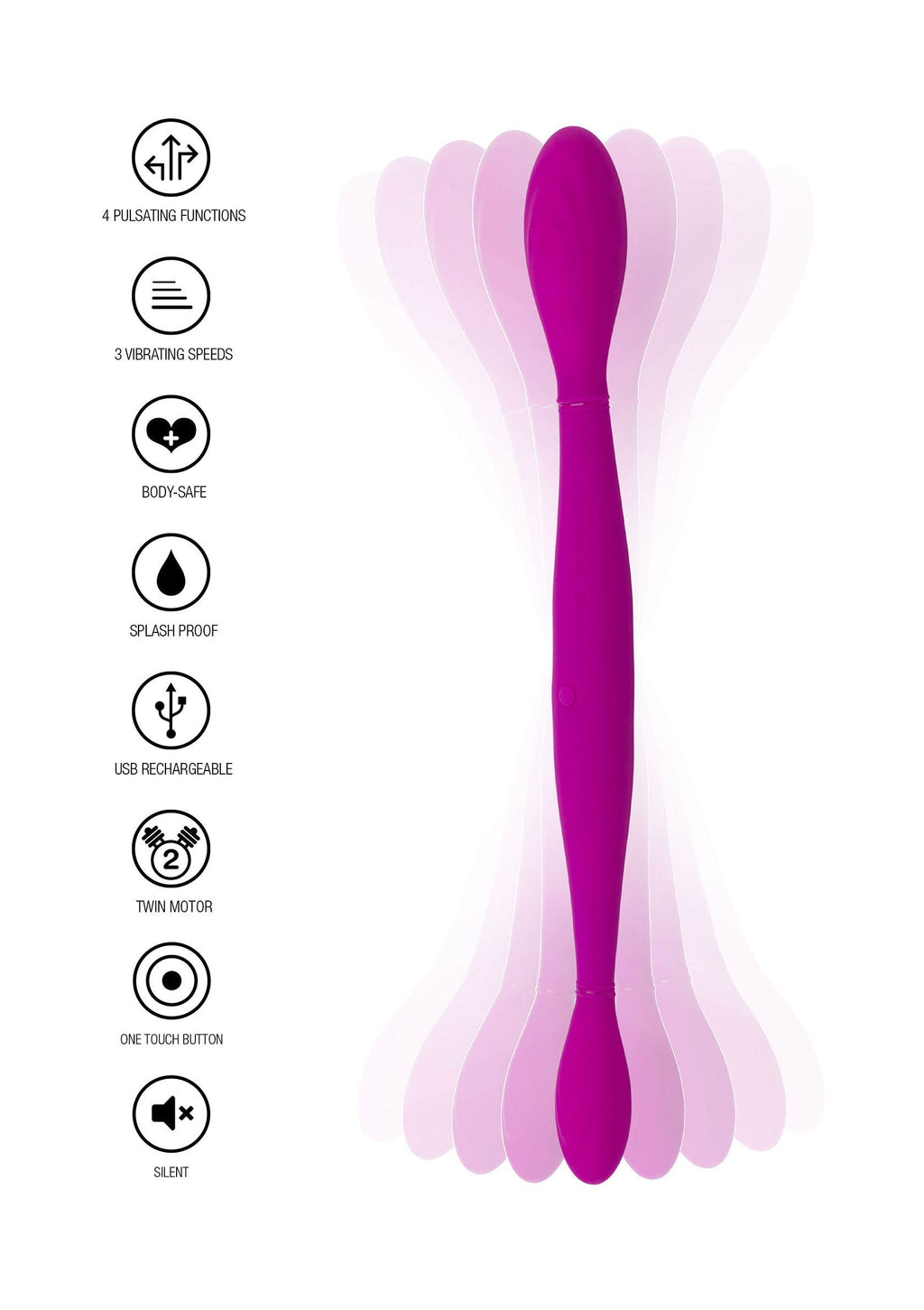 Dildo doppio Infinity rosa