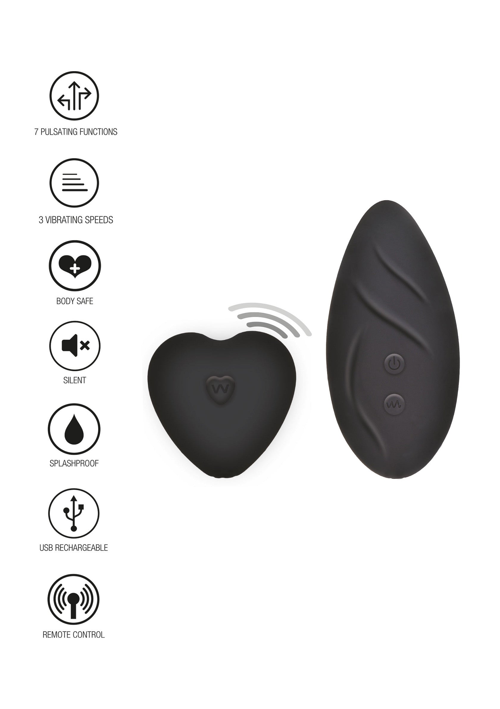 Vibratore Angel Panty nero