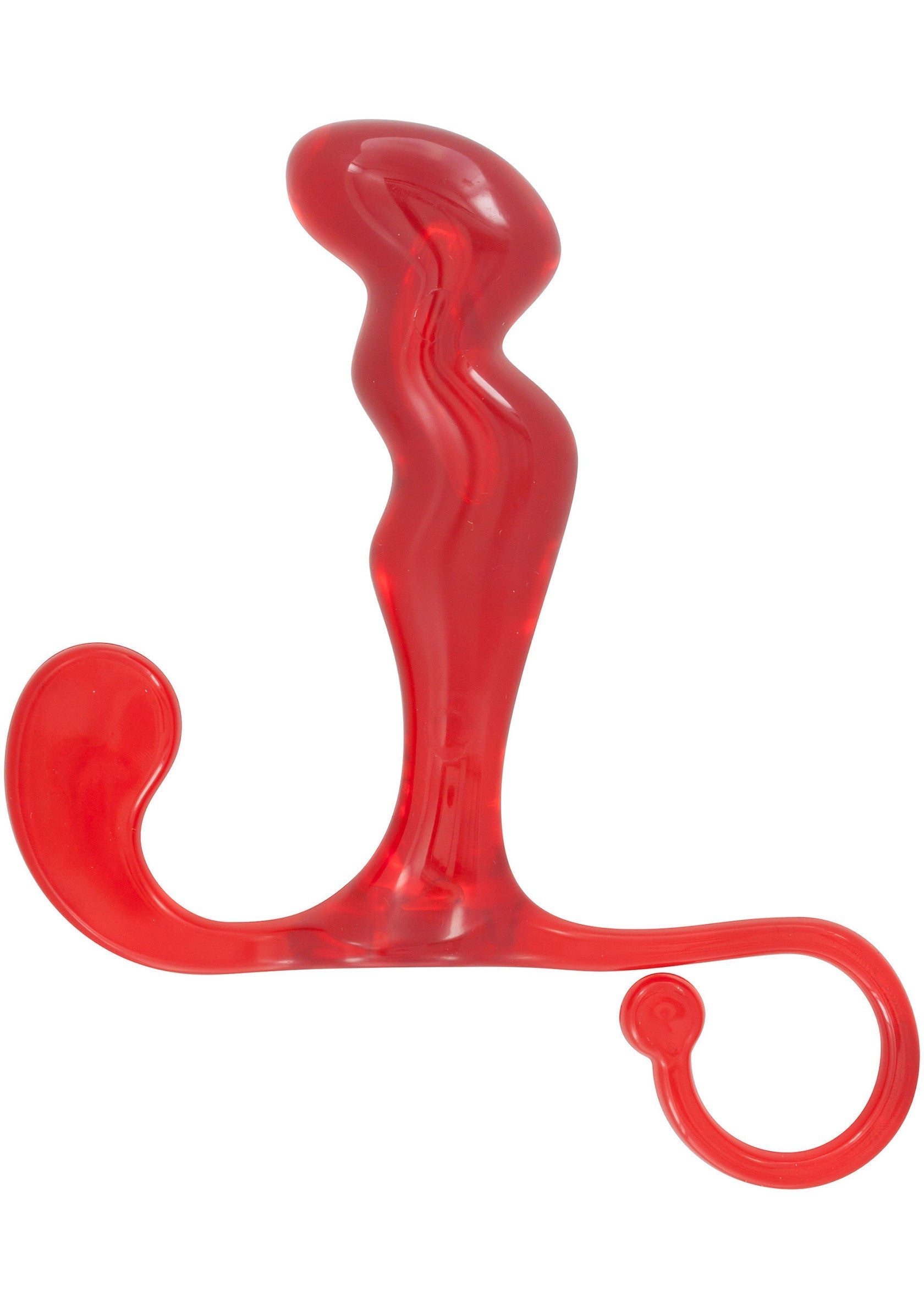 Massaggiatore per la prostata con spina di alimentazione rosso