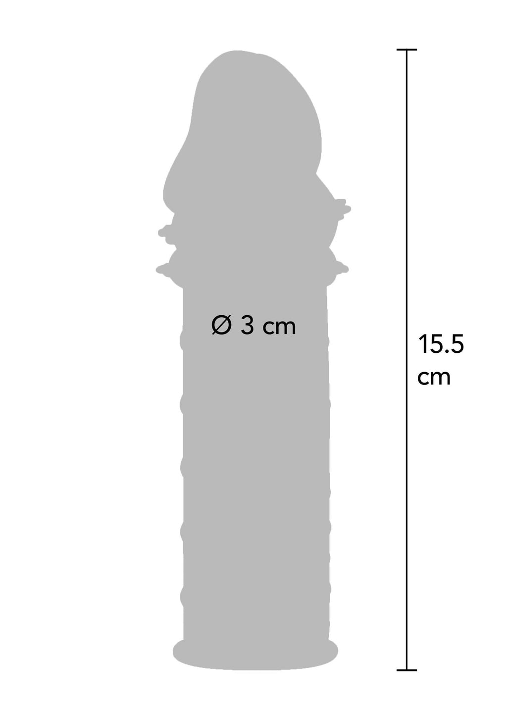 Manicotto Power Stud grigio